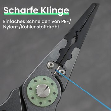 Refttenw Anglerzange Fischen Angel Haken-Entferner Schnurschneider 20×6cm