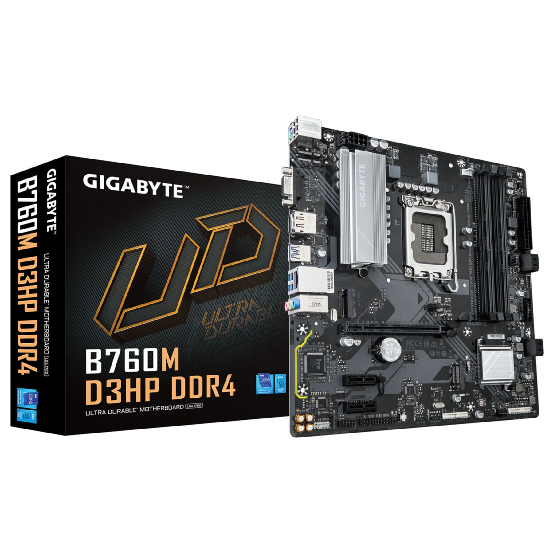 B760M D3HP Mainboard - Intel Core CPUs der 14. Generation, 4+1+1 Phase Mainboard