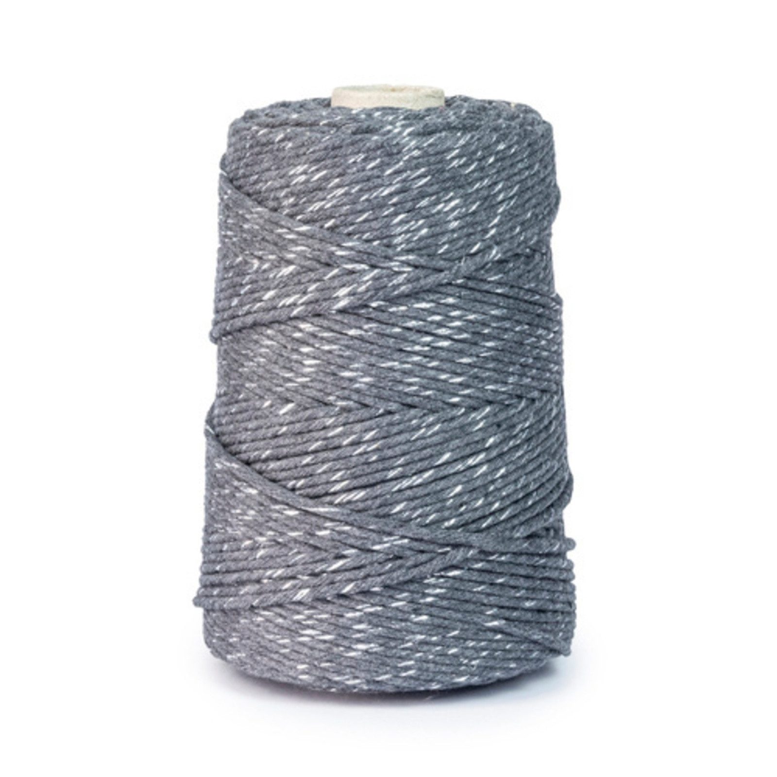 DQ-PP DQ-PP MAKRAMEE GARN 800m (4x200m), 3mm, 100% Baumwolle, Kordel Natur Nähgarn, Baumwollseil, Handwerk Dekoration, Baumwollgarn, DIY