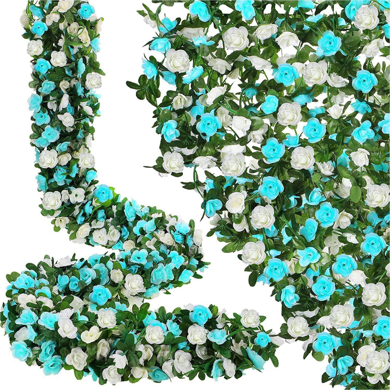 Kunstranke Künstliche Girlande, 2.5M Rosen Blumengirlande günstig online kaufen