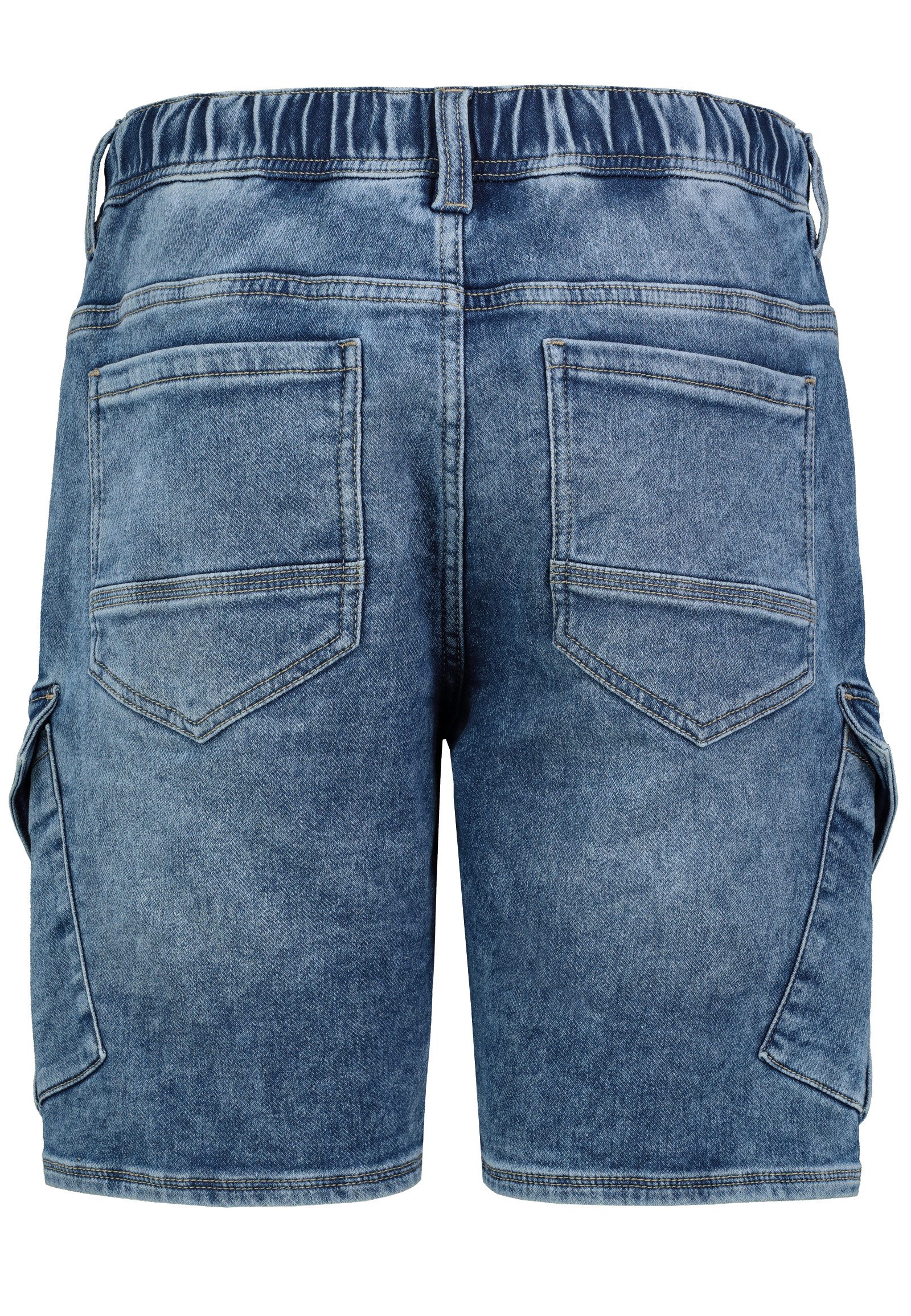 SUBLEVEL Jeansshorts Cargo- mit elastischem Bund und Kordelzug (1-tlg) Carg günstig online kaufen