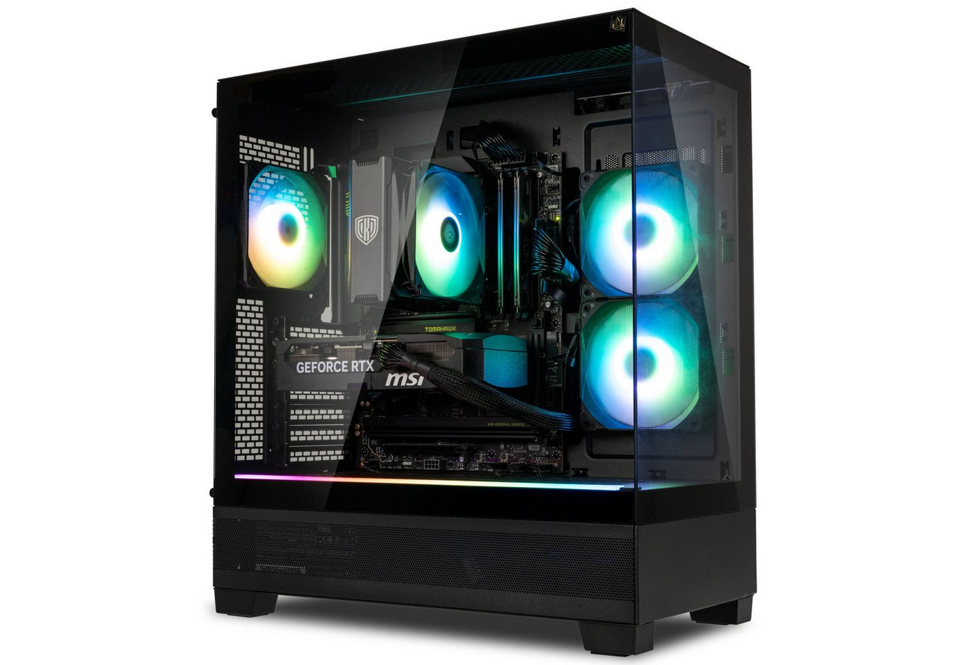 Meinpc AMD Ryzen 7 7800X3D mit RTX 5060 Gaming-PC (AMD Ryzen 7 7800X3D, RTX 5060, 32 GB RAM, 1000 GB SSD, Luftkühlung, Gaming, Gamer, Windows 11 Pro, RGB, DDR5, 3D Cache)