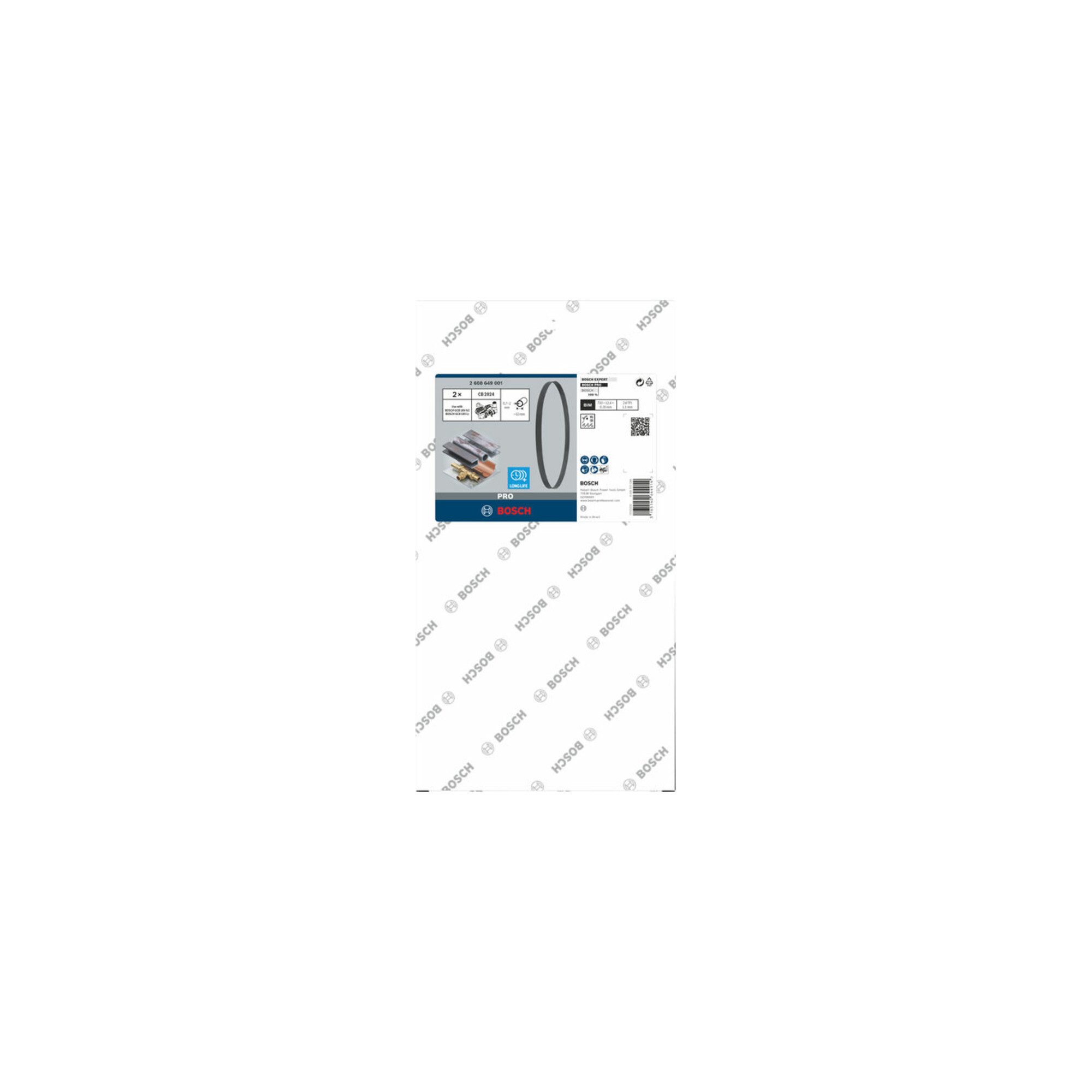 Bosch Professional Bandsäge Bosch Bandsägeblatt CB 2824 BIM für die Bosch Bandsäge 24tpi 2 Stk