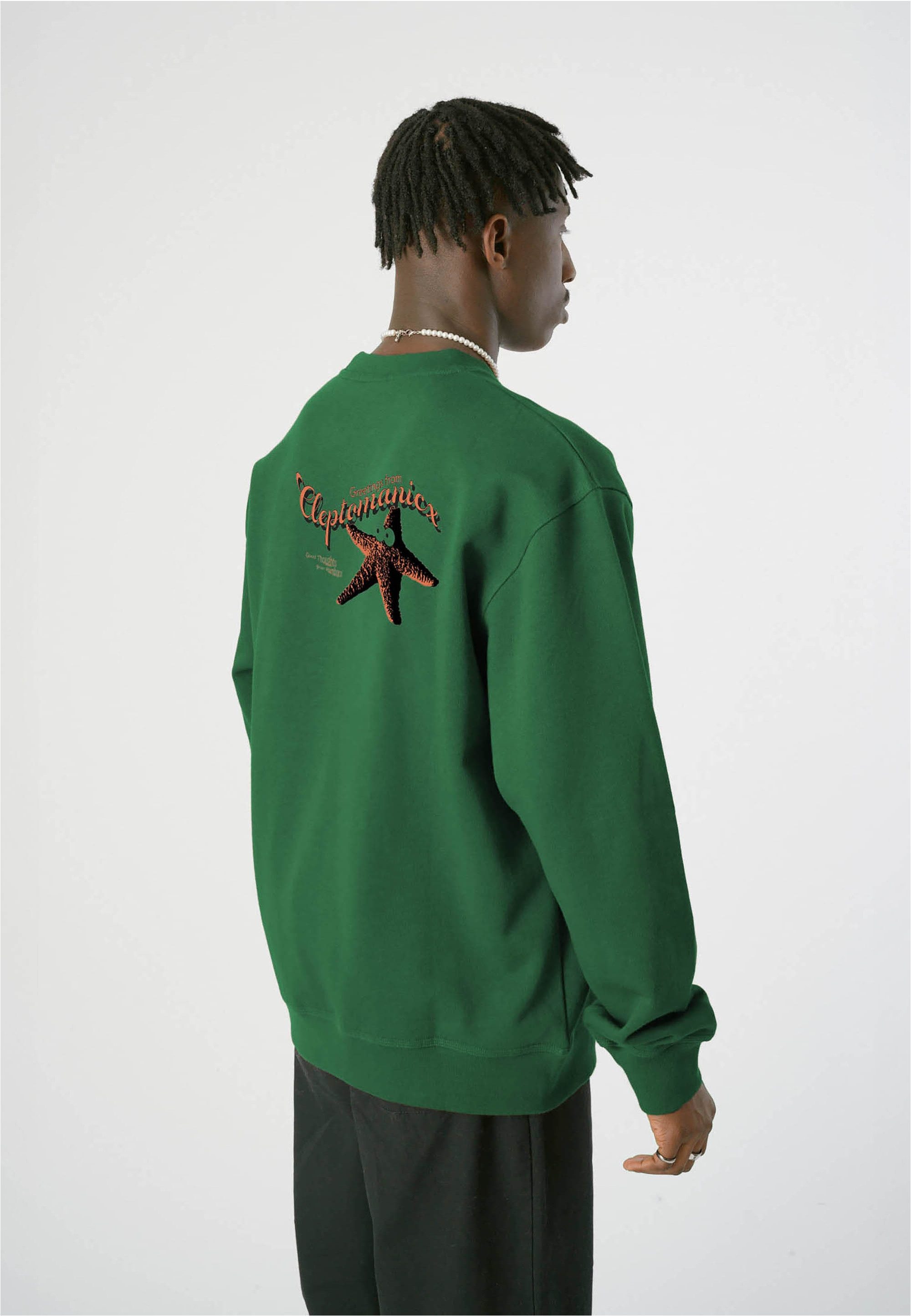 Cleptomanicx Sweatshirt Happy Starfish mit lockerem Schnitt