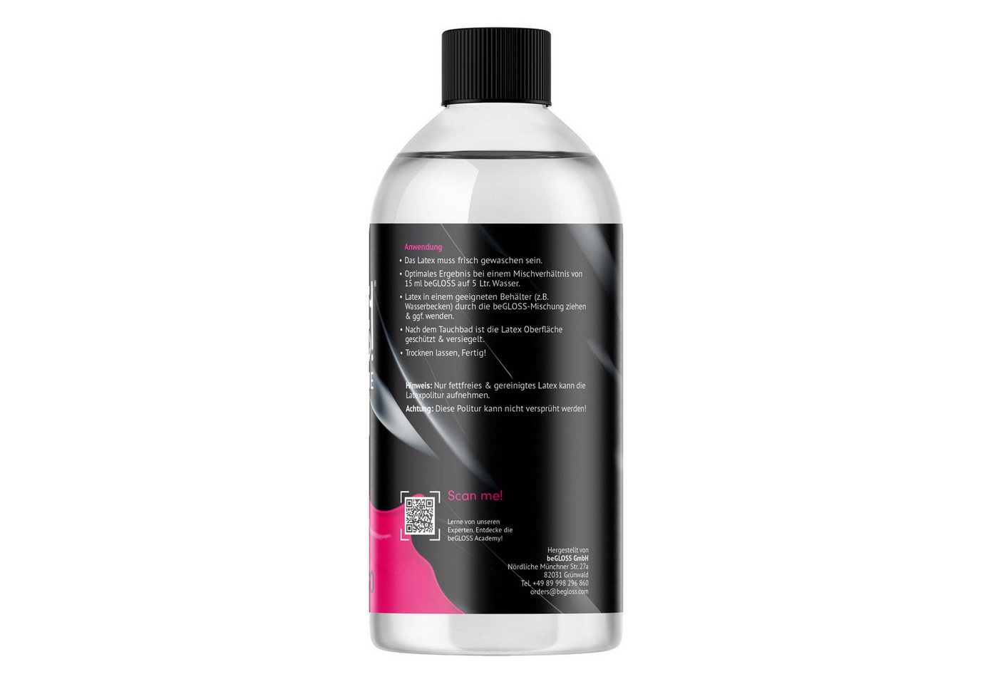 Thumbnail - beGLOSS Latex Pflege Politur Latexpolitur Perfect Shine Hochglanz Politur 500 Politur