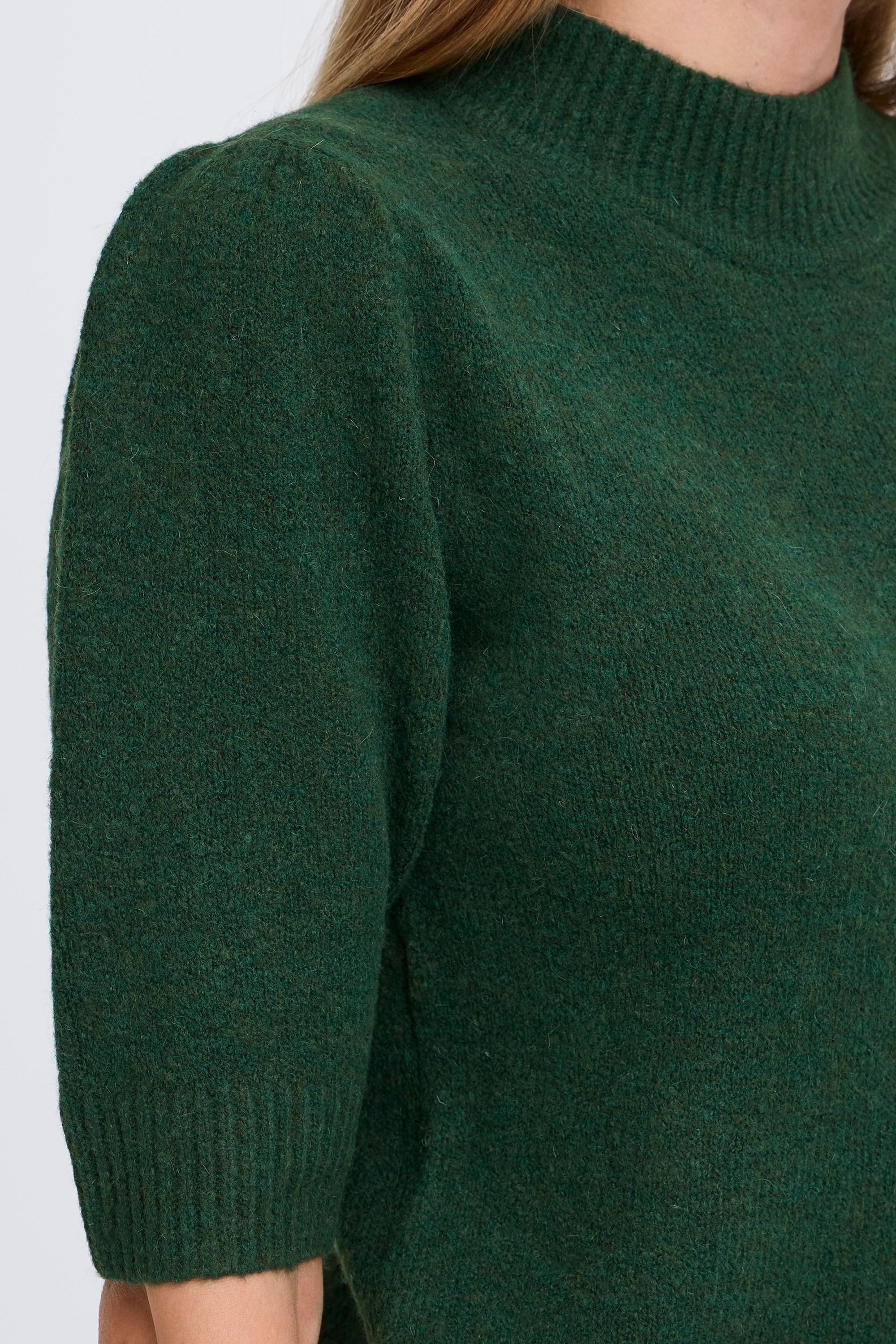 OXMO Strickpullover OXSif Modischer Kurzarm-Pullover