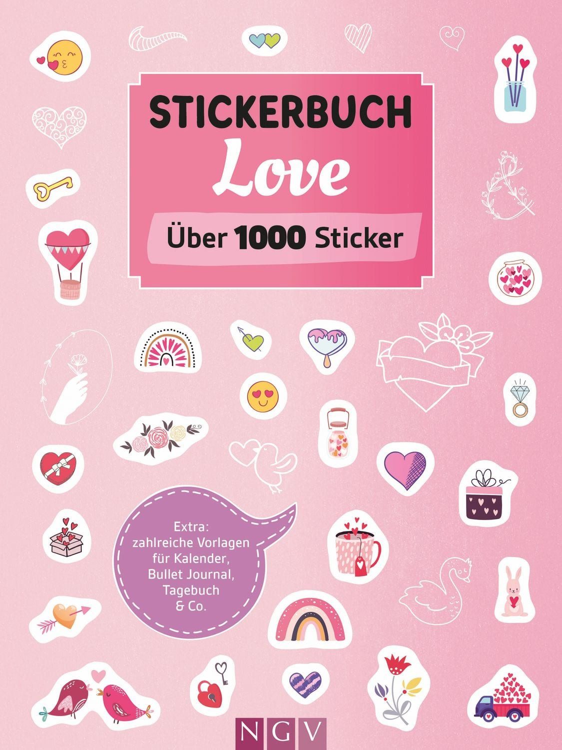 Stickerbuch Love I Über 1000 Sticker / diverse