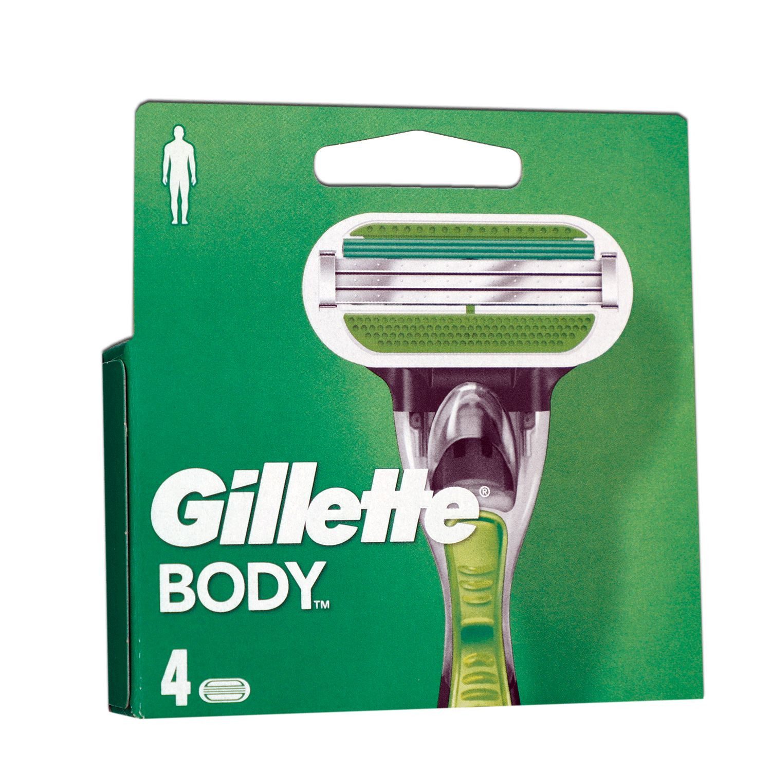 Gillette Rasierklingen Body 4 er Klingen