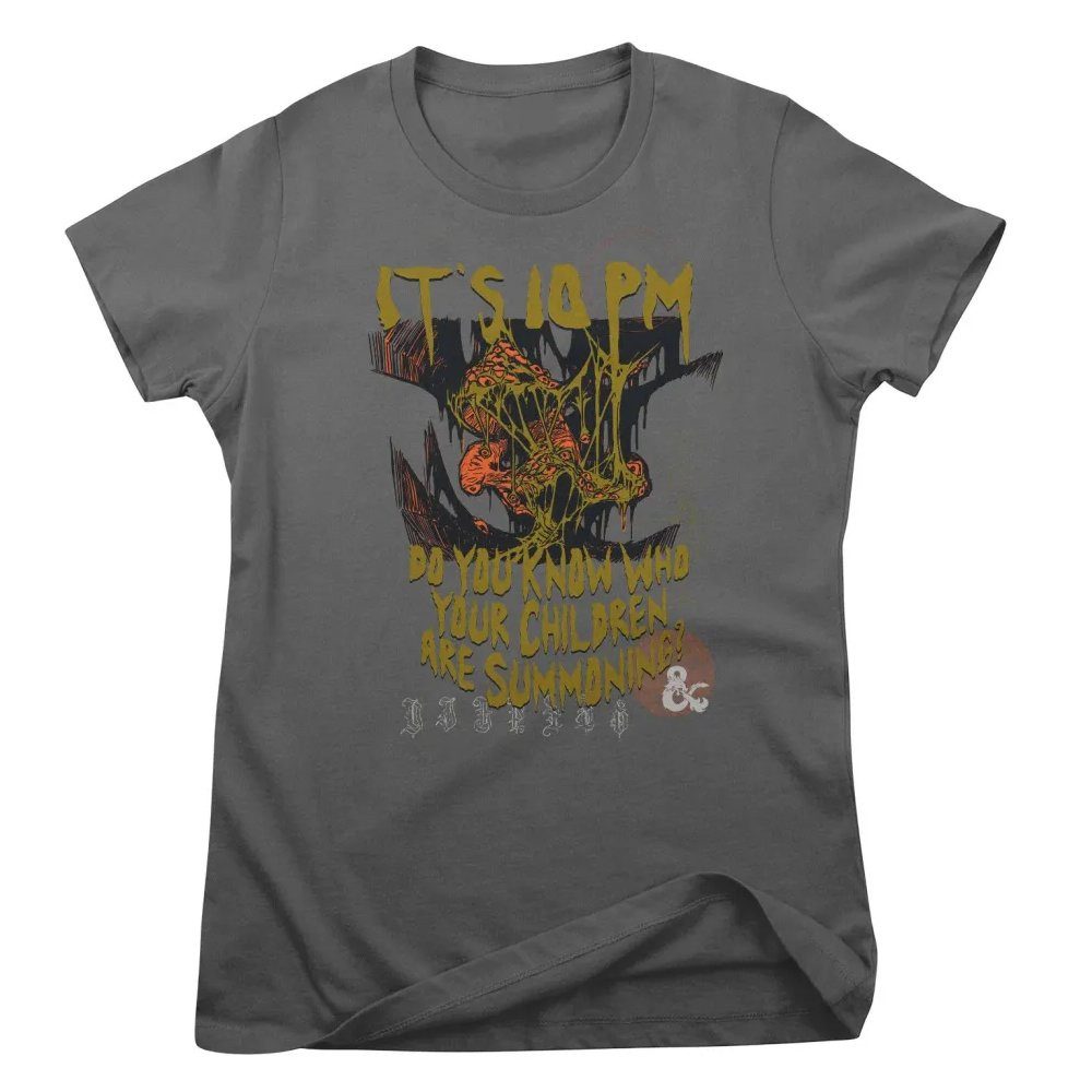DUNGEONS & DRAGONS T-Shirt D&D - IT'S 10pm Girly Tee