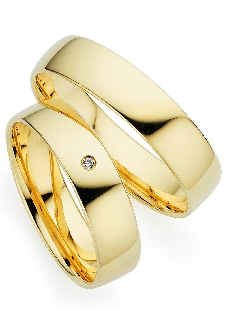 Phönix Trauring Schmuck Geschenk Gold 333 Trauring Ehering LIEBE versch. Varianten, Made in Germany, wahlweise mit oder ohne Brillant