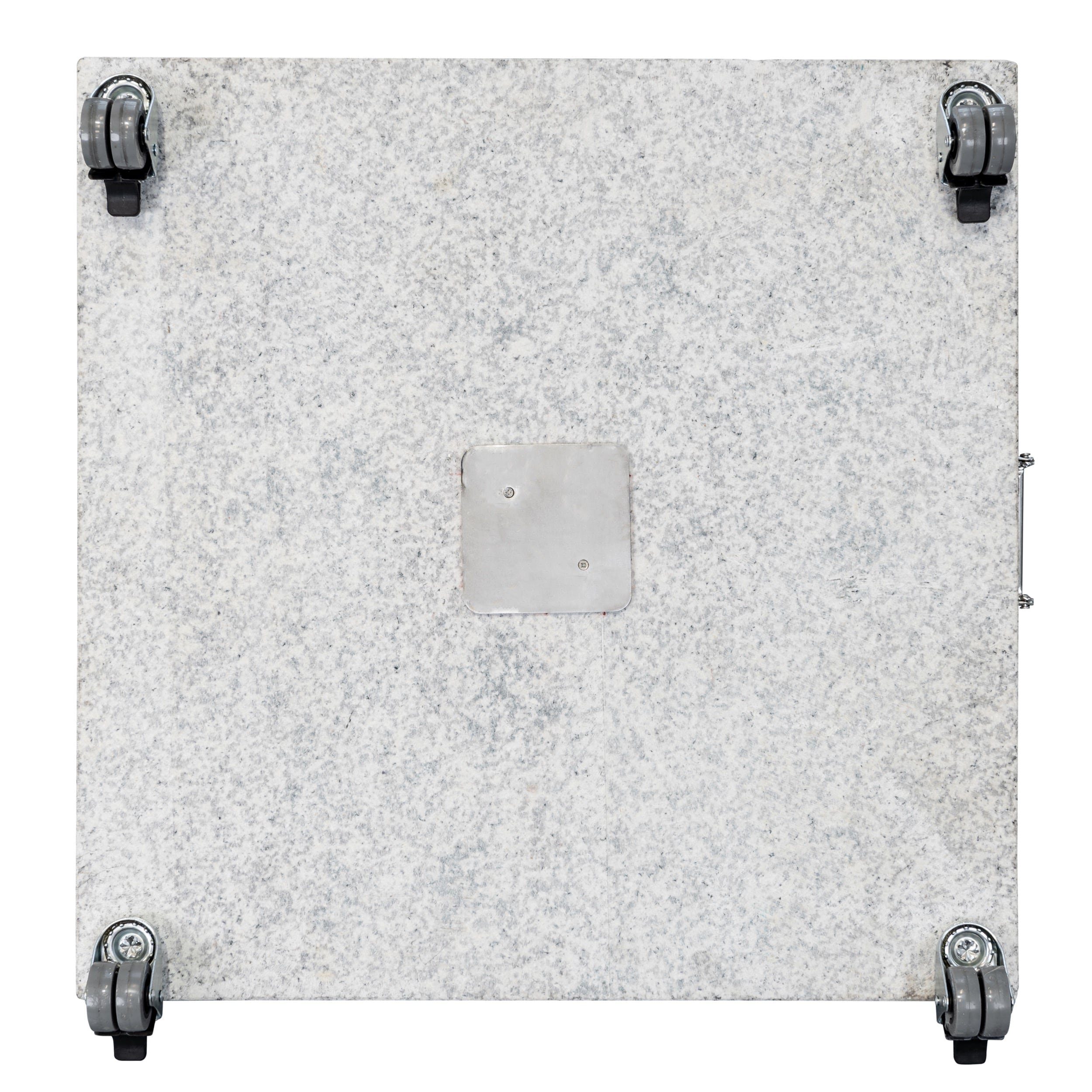 doppler® Betonschirmständer doppler Granit Schirmständer Ampelschirm mit Rollen 140kg 80 x 80 cm