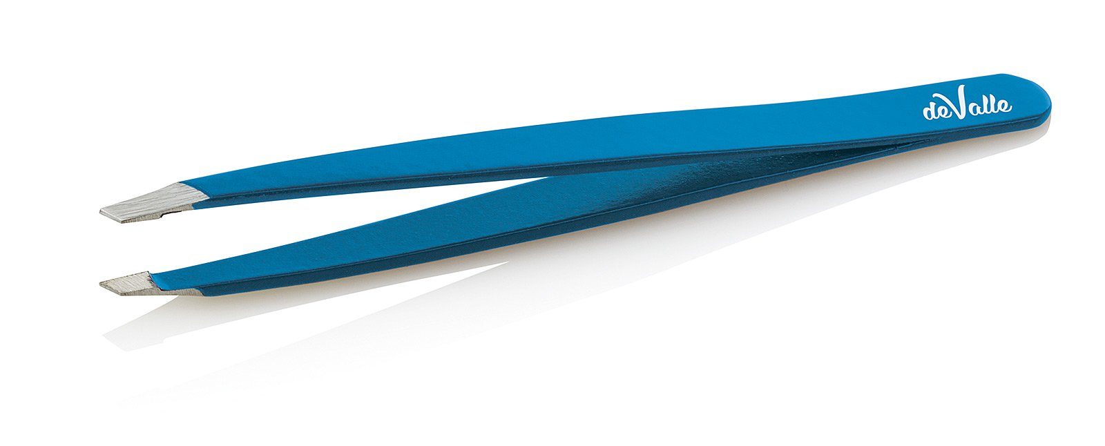 Koskaderm Pinzette Augenbrauenpinzette, farbig, 9.5 cm, deValle Blau | Pinzetten