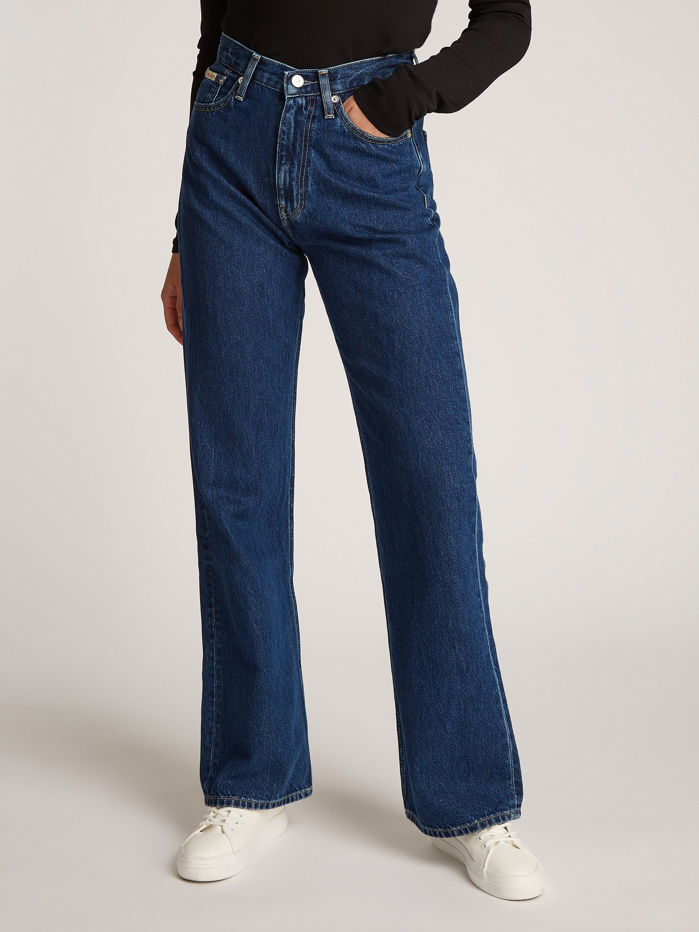Calvin Klein Jeans Bootcut-Jeans AUTHENTIC BOOTCUT mit stoned wash Optik, m günstig online kaufen