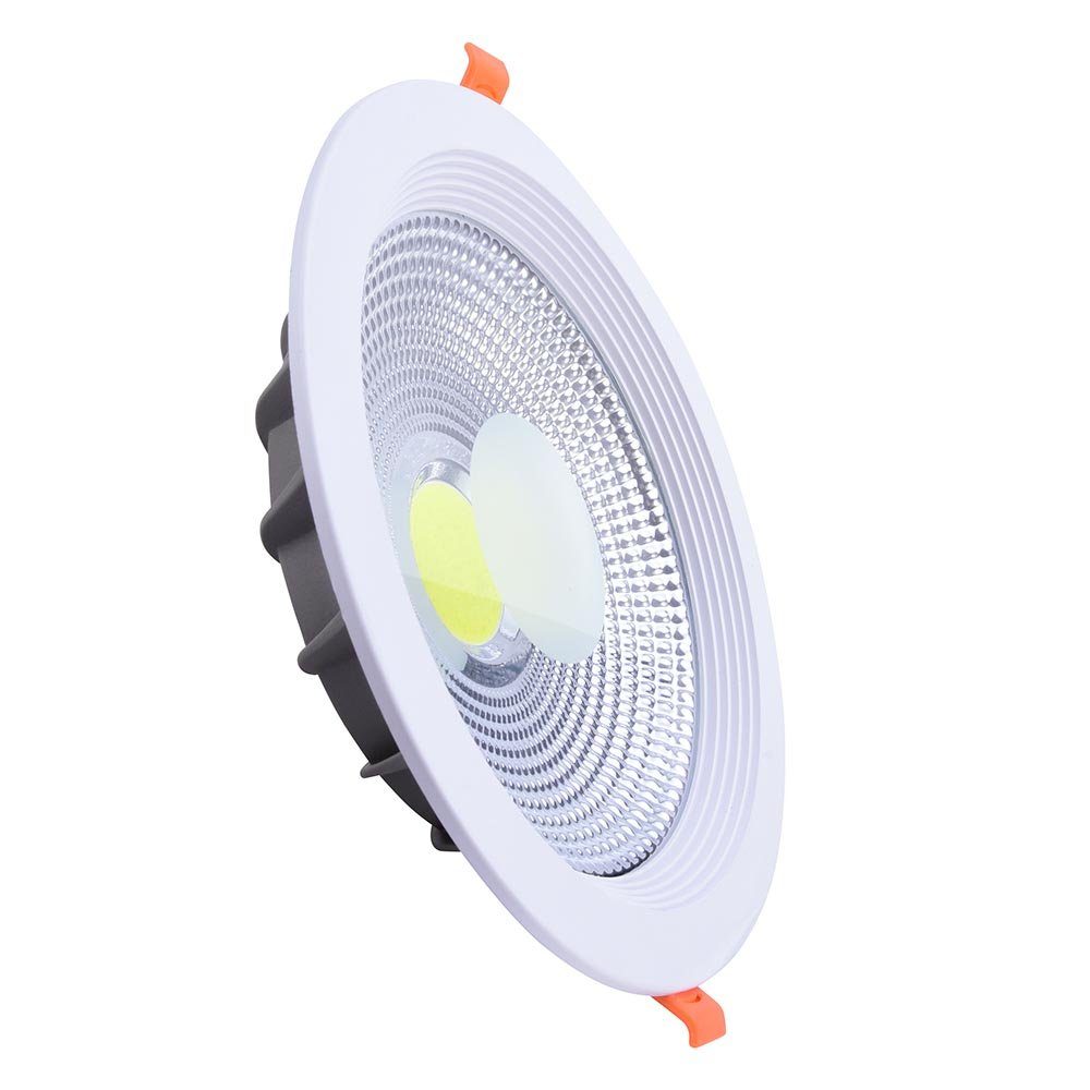 Rosnek LED Deckenleuchte 7/10W,LED COB COB-LED Downlight,Warmweiß/Naturweiß/Kaltweiß, 30W Kaltweiß