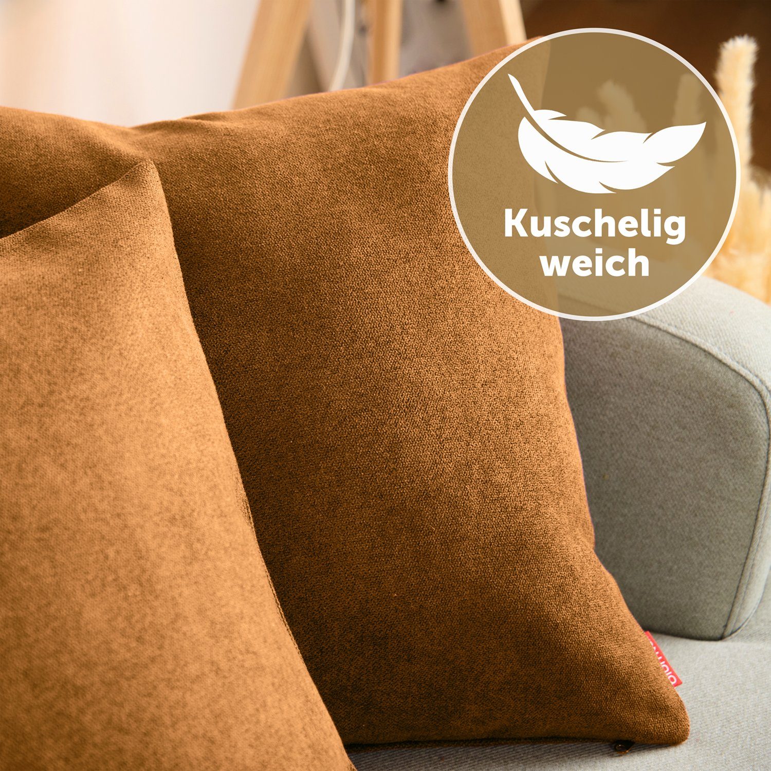 Blumtal Kissenbezug Chenille - Kuscheliges Zierkissen, günstig online kaufen