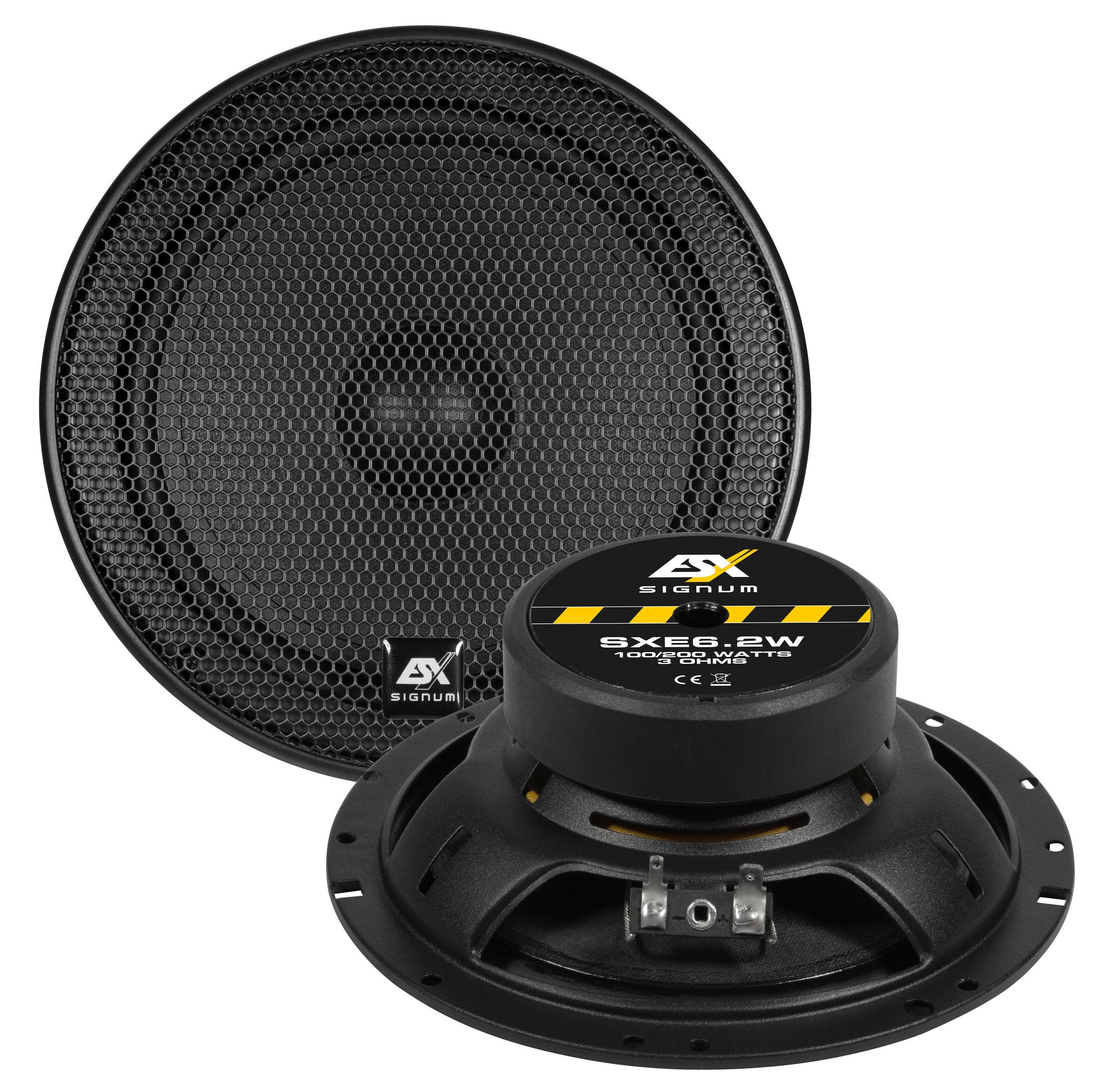 ESX SXE6.2W Tiefmittelton Lautsprecher 16,5cm Auto-Lautsprecher (100 W)