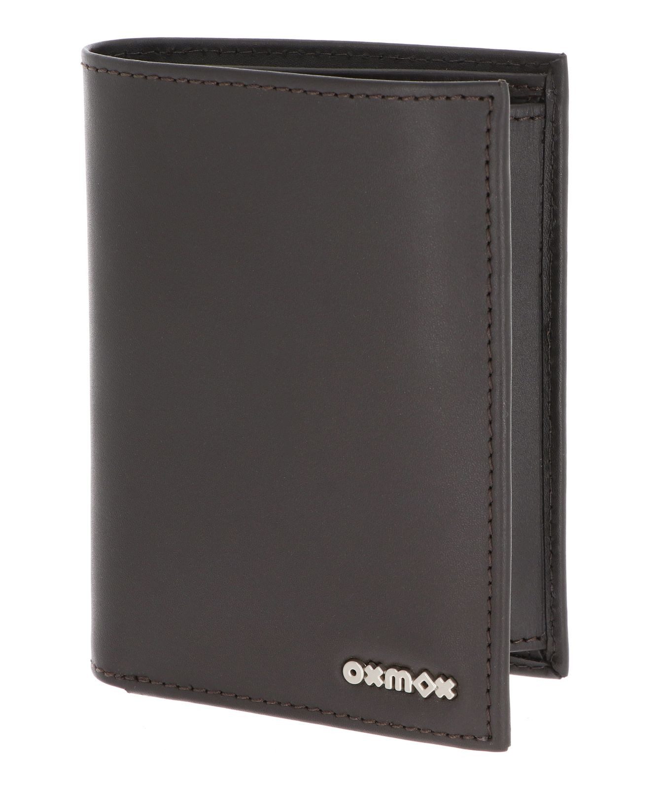 OXMOX Geldbörse Kombibörse, aus echtem Rindsleder mit RFID-Blocker Schutz