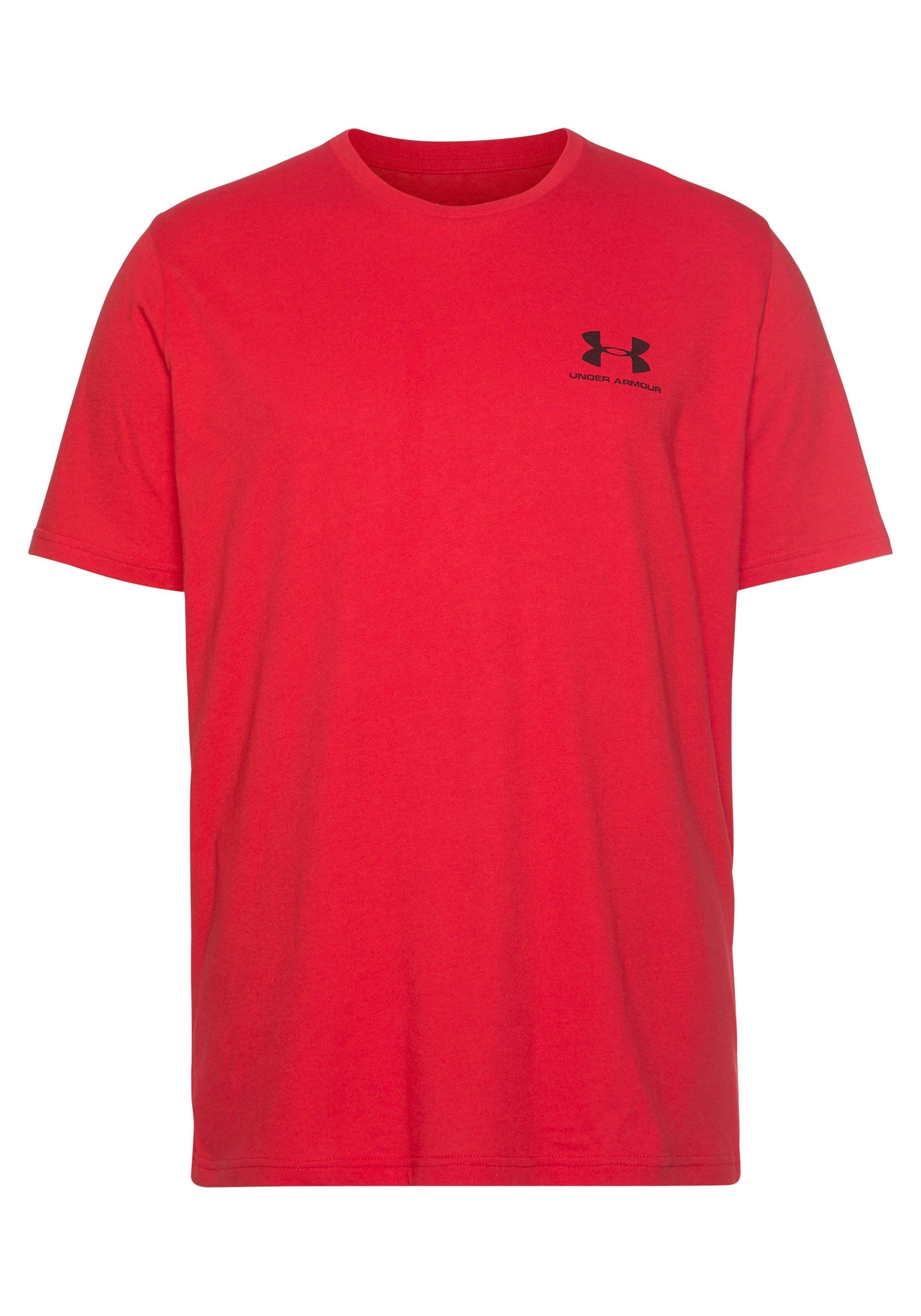 SPORTSTYLE UA Under SHORT rot LC SLEEVE Armour® T-Shirt