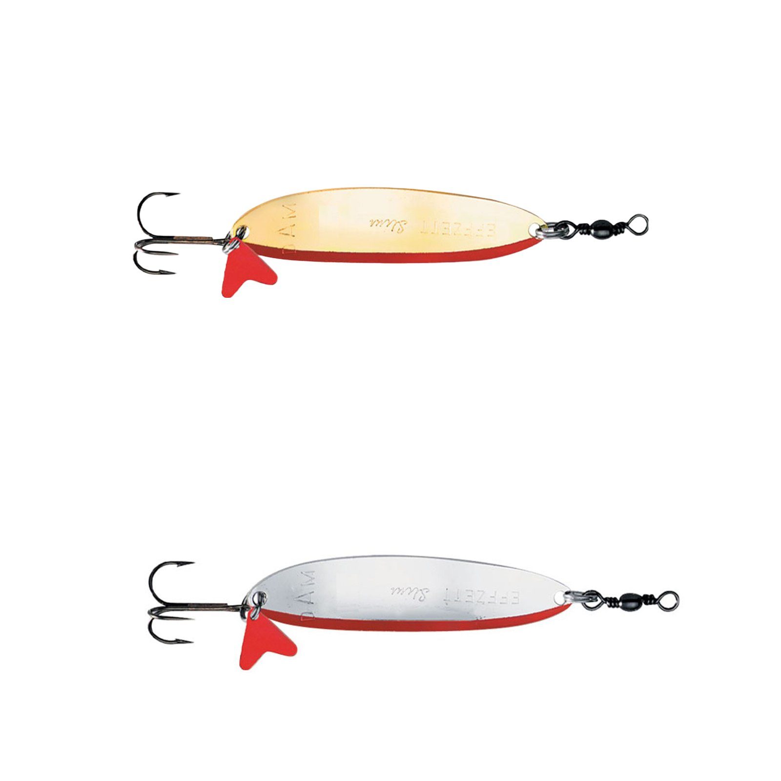 DAM Fishing Kunstköder, DAM Effzett Slim Standard 16g Silber/Gold Blinker