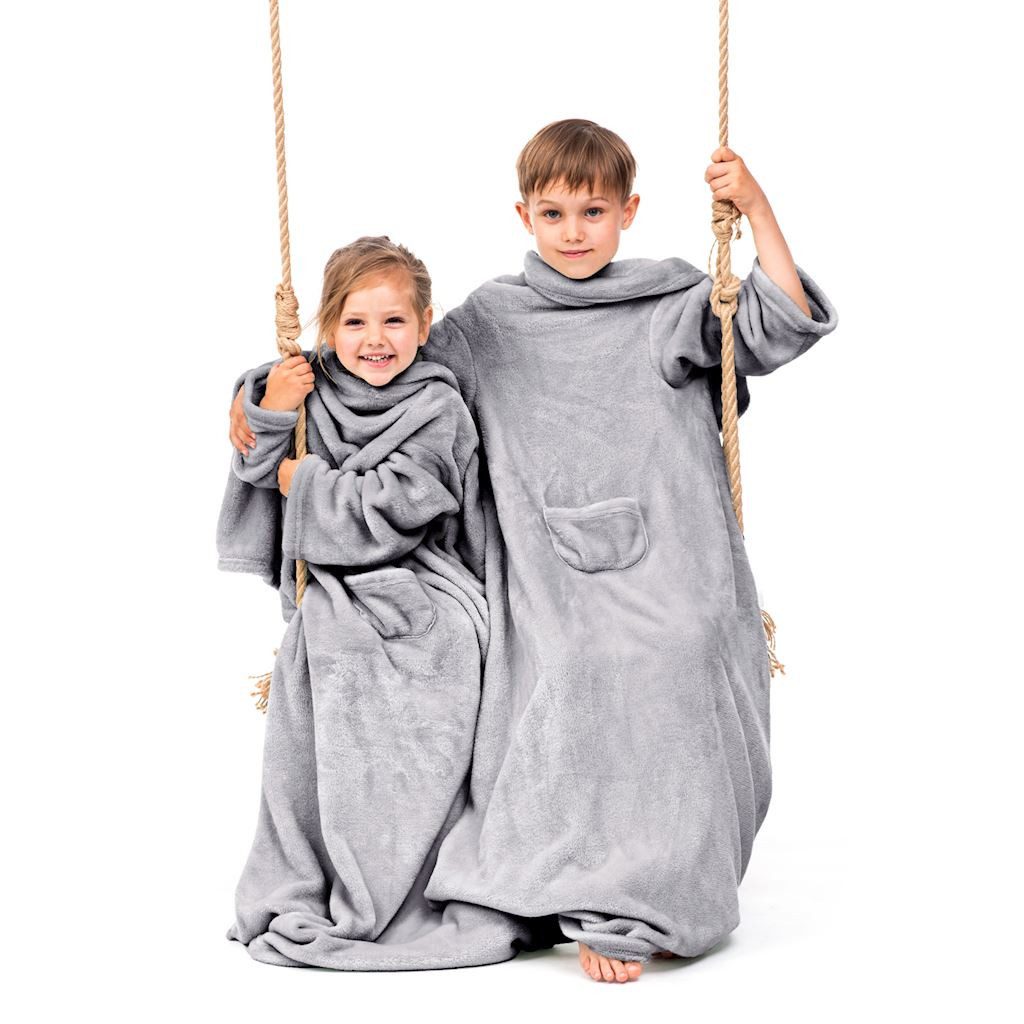 Kinderdecke Ärmeldecke Lazykids für Kinder - Kuscheldecke mit Ärmeln, DecoK günstig online kaufen
