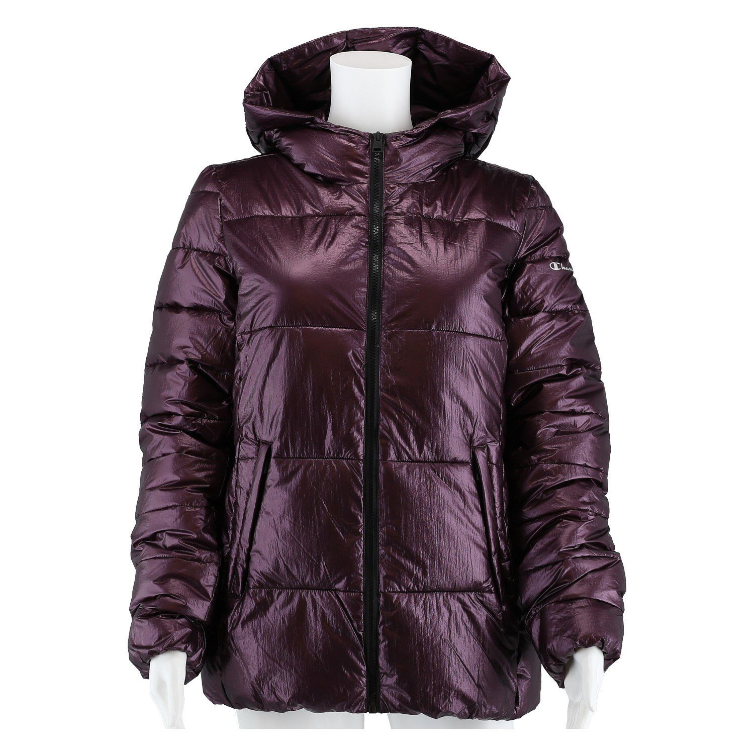 Champion Funktionsjacke Übergangsjacke mit Kapuze (Hooded) violett Damen