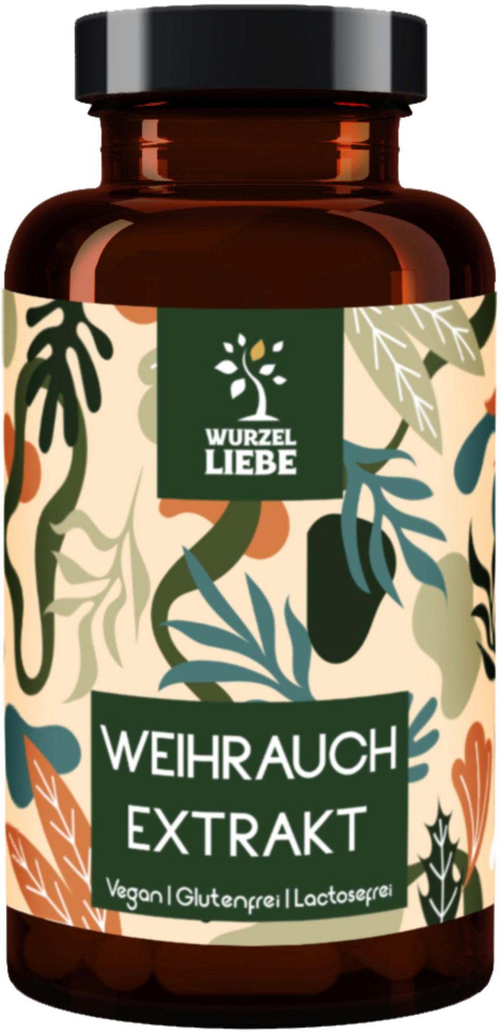WURZELLIEBE Weihrauch Extrakt Kapseln Hochdosiert – 85% Boswelliasäuren Kapseln, 86 g