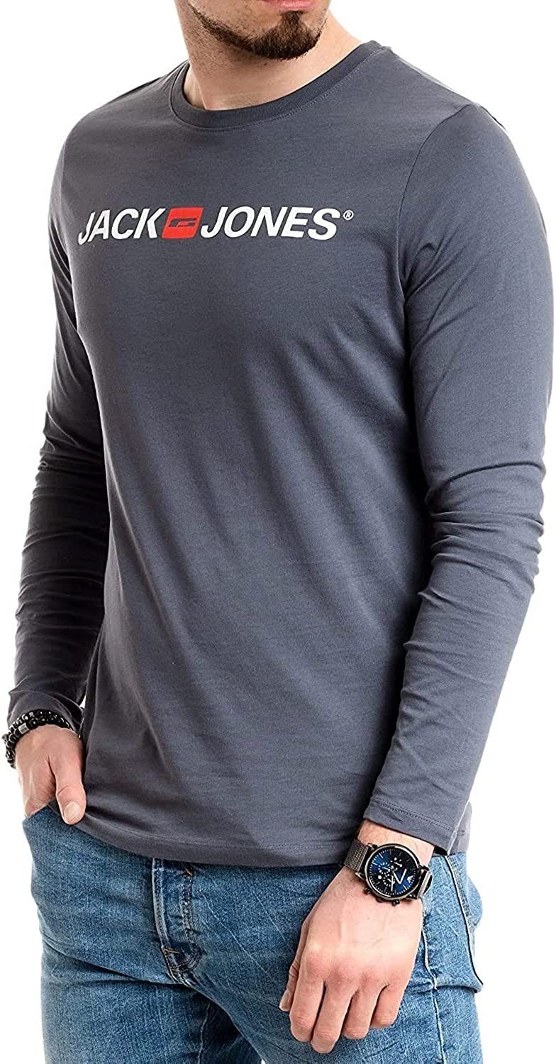 Jack & Jones Langarmshirt mit Printaufdruck