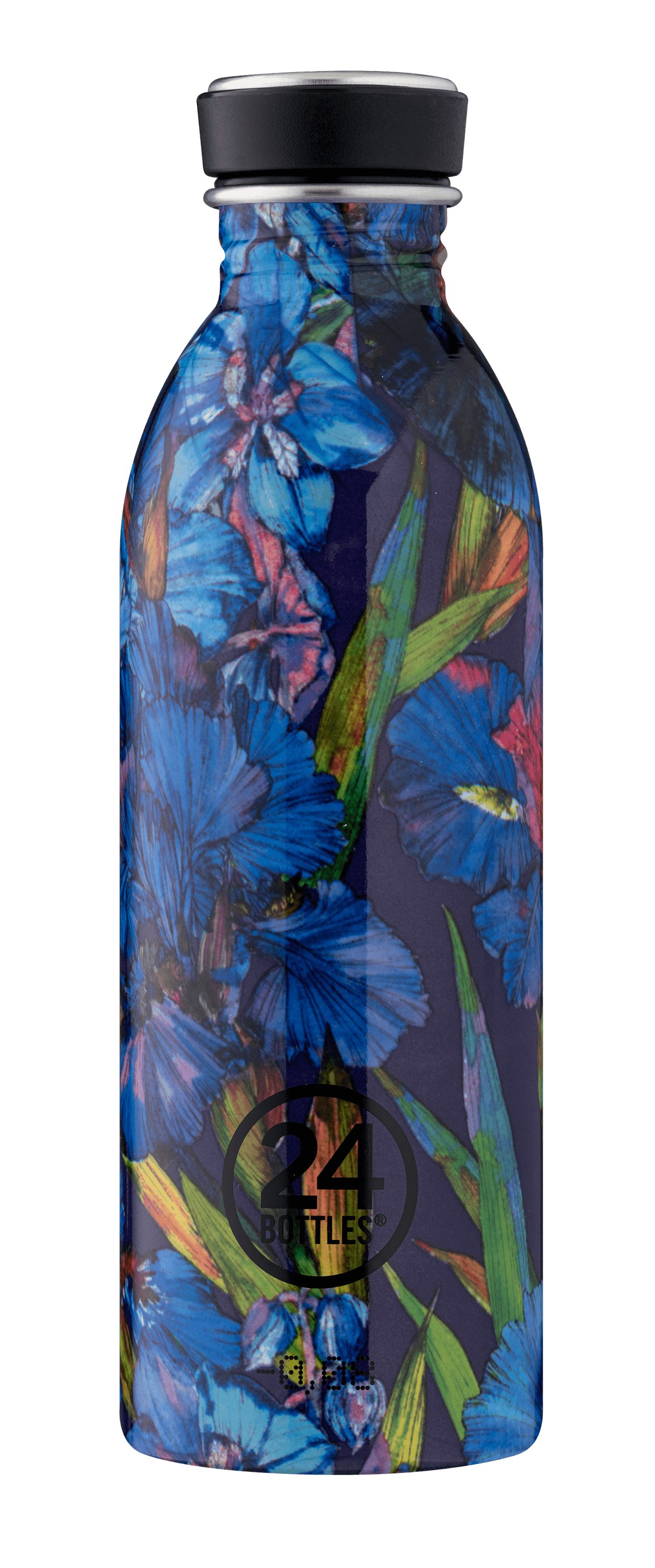 24 Bottles Trinkflasche Edelstahl Trinkflasche Iris 0,5 l, für alle Getränke, spülmaschinengeeignet