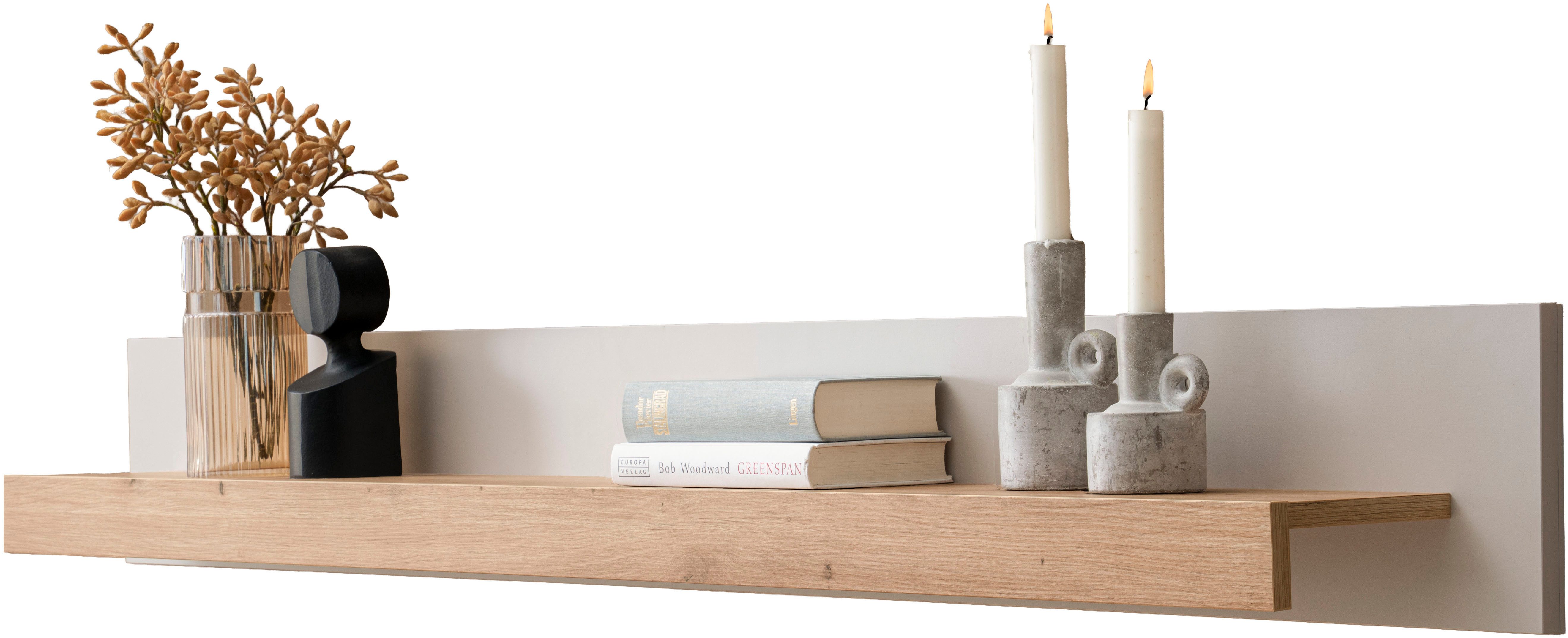 Home affaire Wandboard Sonora, modernes Wandregal, Wandhalter mit Ablagefläche, 159 cm breit, vielseitig einsetzbares Hängeregal, in zwei Größen verfügbar