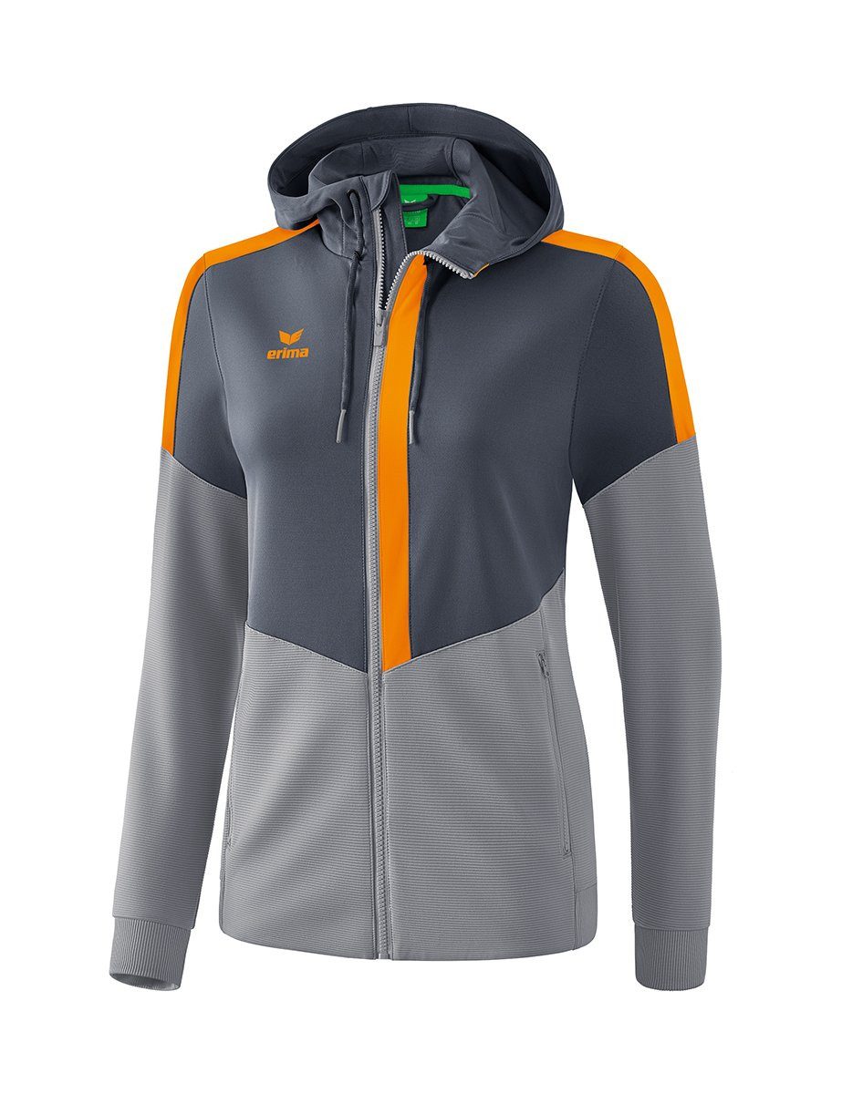 Erima Trainingsjacke Squad grau/orange Damen günstig online kaufen