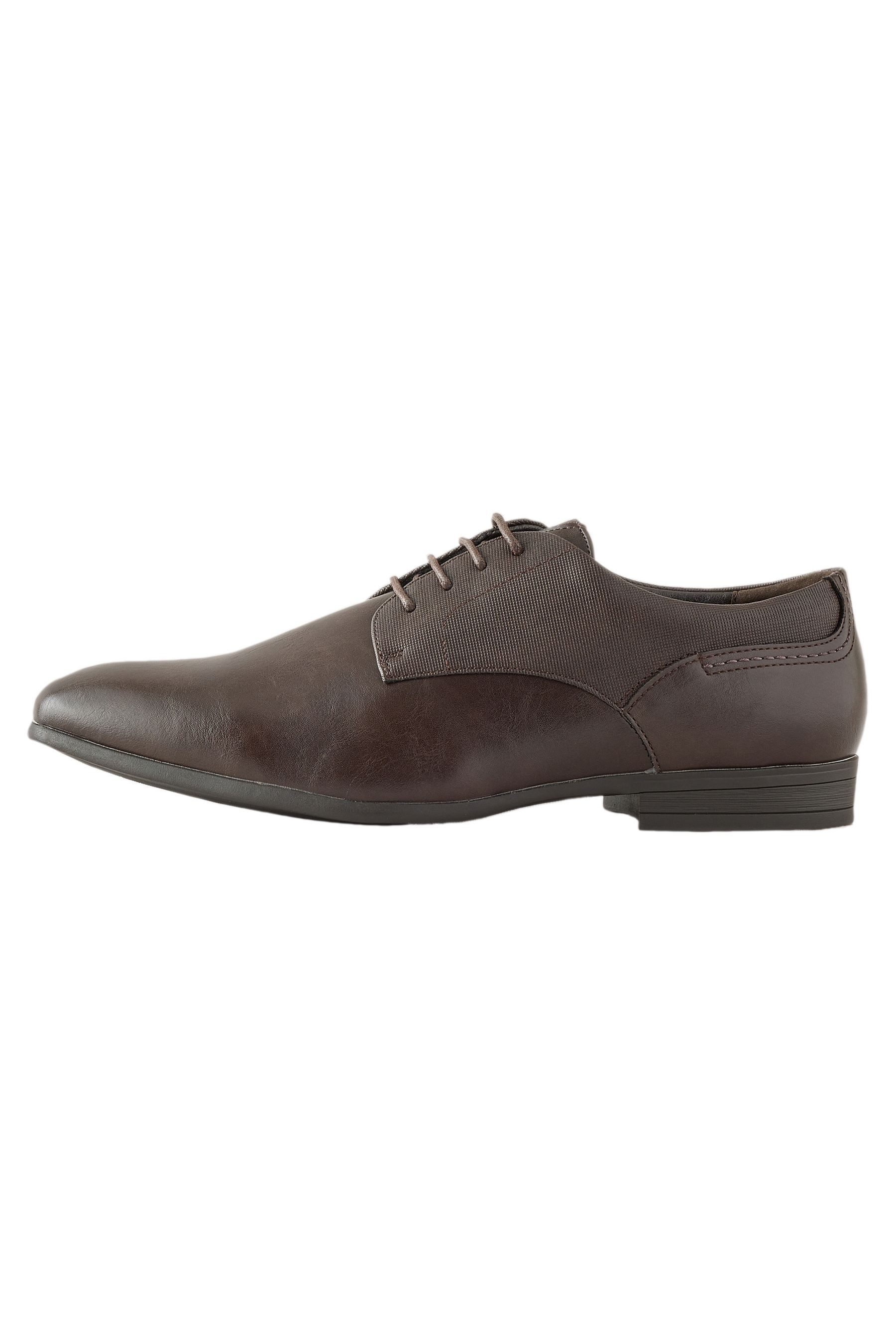 Derby-Schuhe, weite Passform Schnürschuh