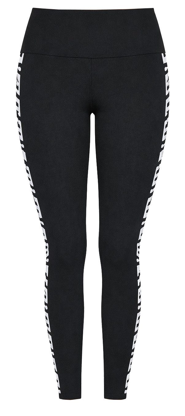 Bas Bleu Shapingleggings mit Push-Up-Optik und Seitenstreifen günstig online kaufen