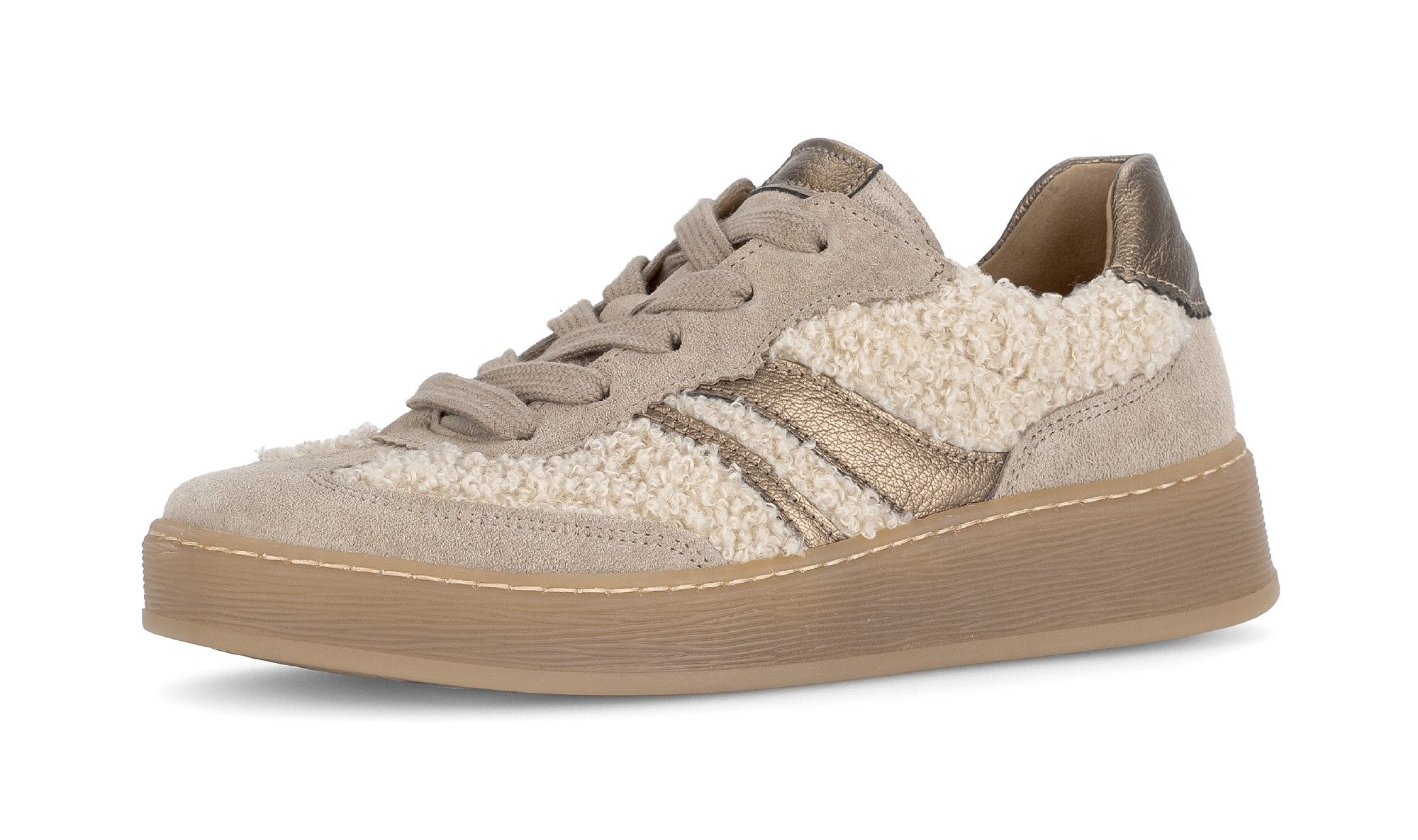Gabor FLORENZ Plateausneaker Freizeitschuh, Halbschuh, Schnürer günstig online kaufen