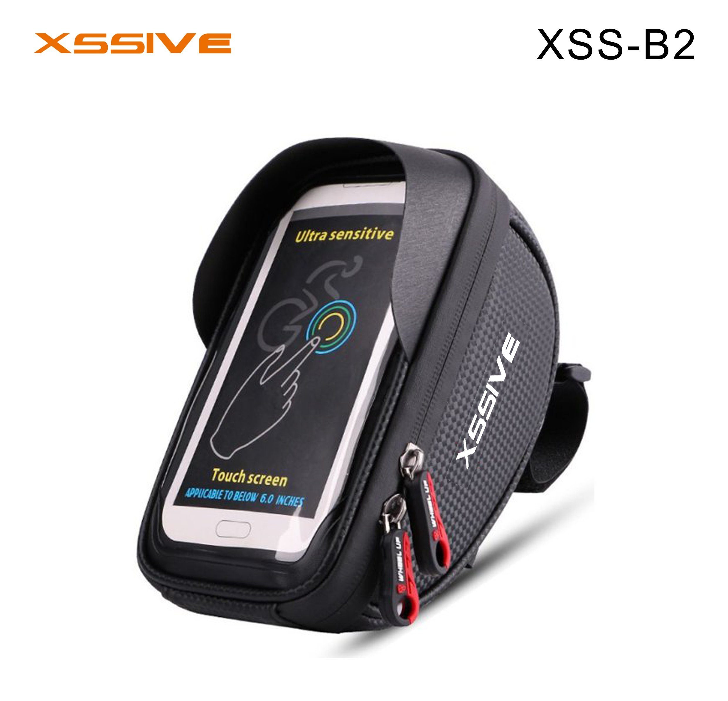 Xssive Handy-Lenkertasche - Fahrradtasche bis 6.5" für Lenker, Wasserdicht (1-tlg), ideal für Fahrradfahrer, perfekt für Radsport