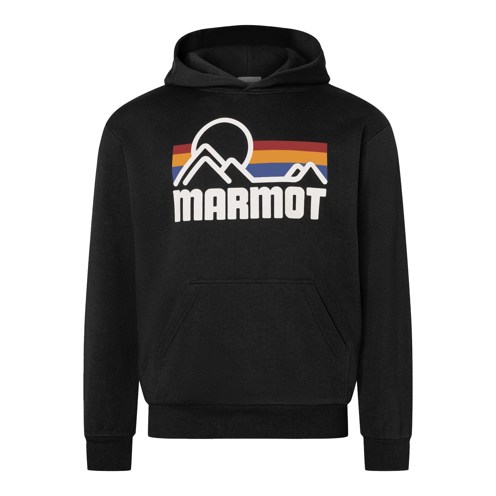 Marmot Kapuzenpullover Coastal Hoody mit Marmot-Grafik in Siebdruck auf der Brust