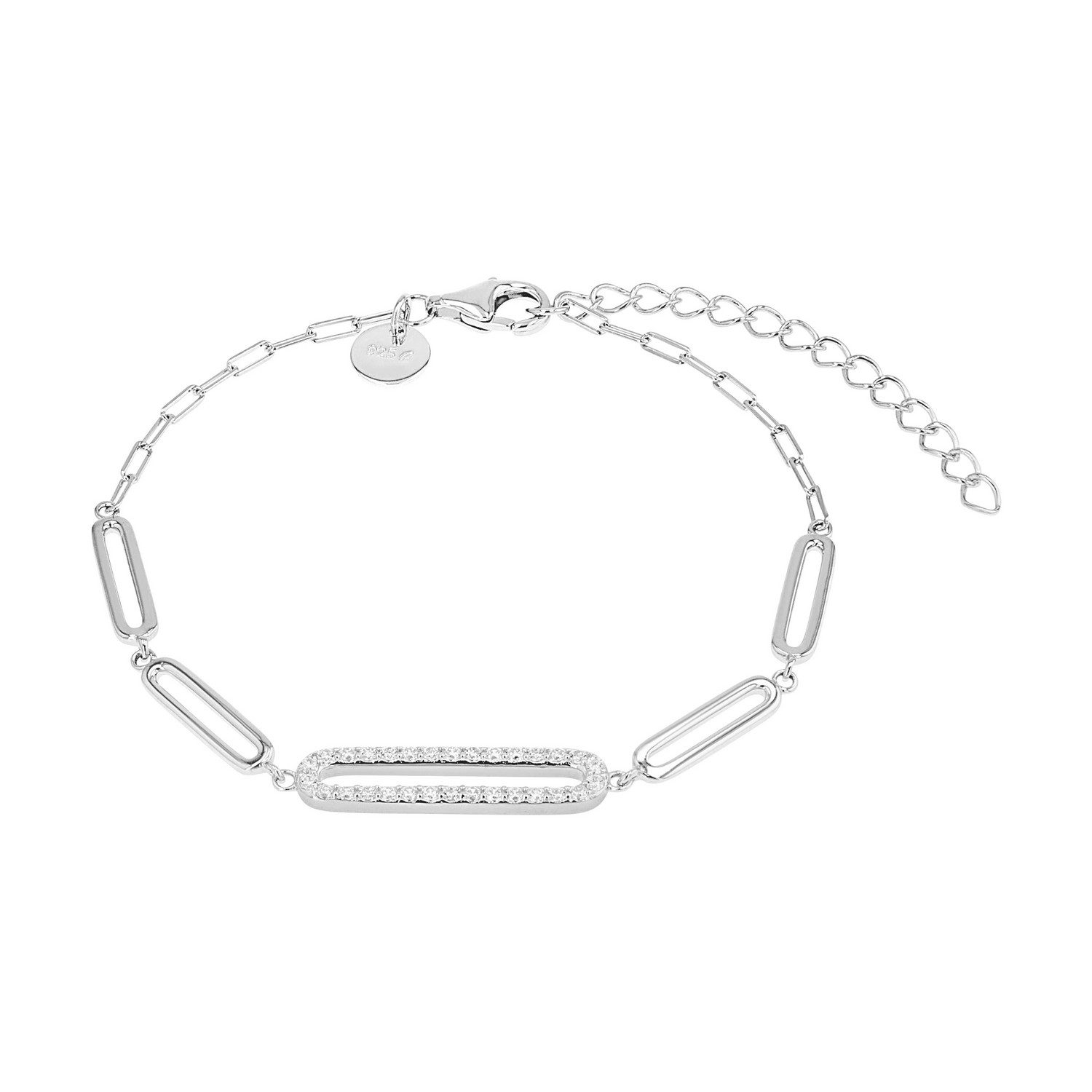 TOM TAILOR Armband Schmuck Geschenk Silber 925, mit Zirkonia (synth)