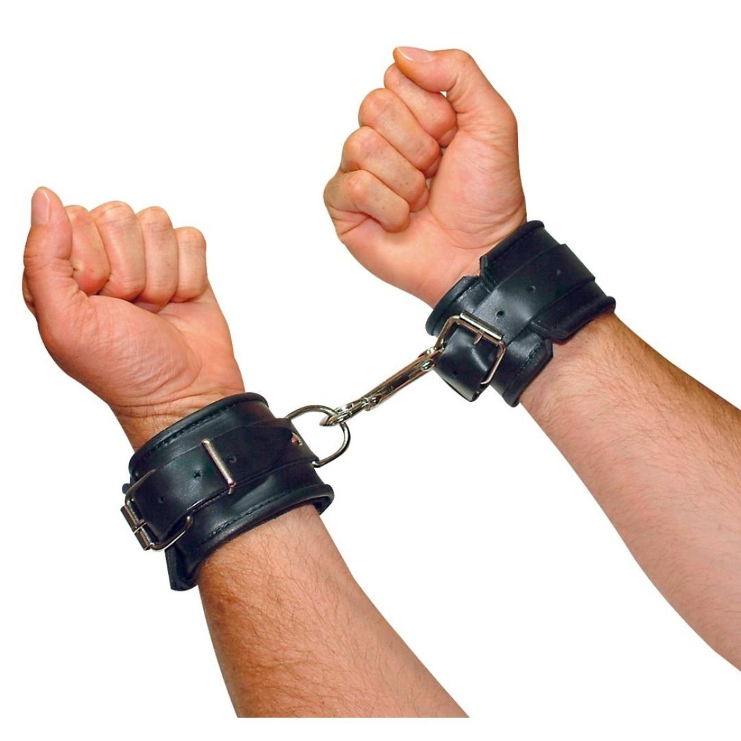 ZADO Bondage-Set Handfessel aus hochwertigem Echt-Leder