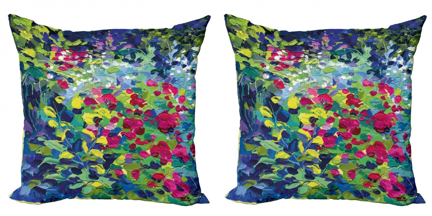 (2 Accent Digitaldruck, Kunst Abakuhaus Doppelseitiger Sommer Stück), Kissenbezüge Modern Blumenfeld
