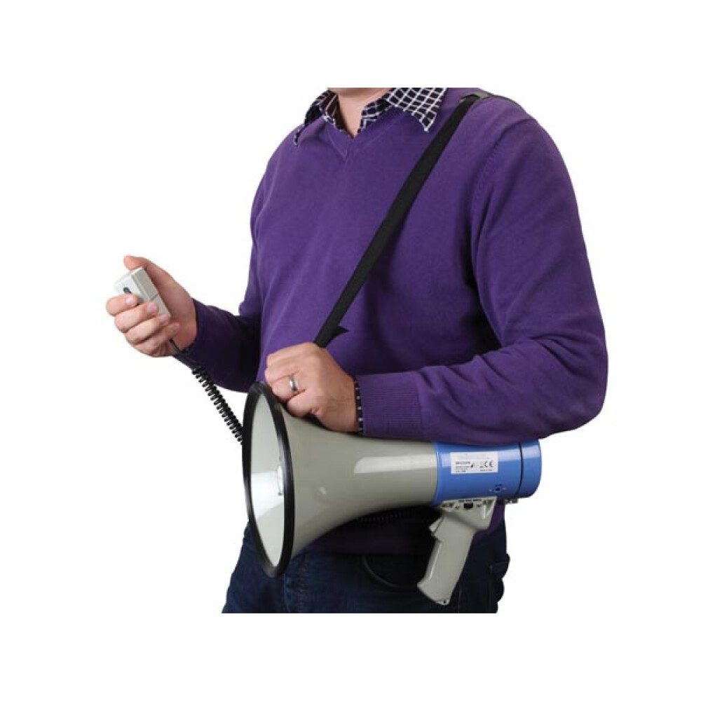 Velleman Megafon Handmegaphon mit Tragegurt (inkl). Integrierte Sounds: Pfeifton und S, (1-tlg)