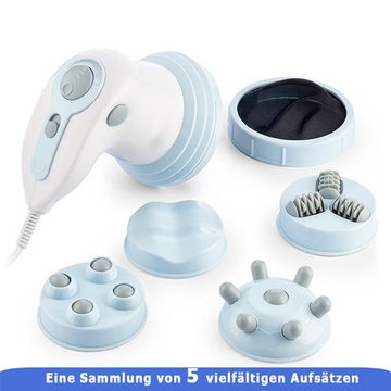 TOMGUN Massagegerät ANTI CELLULITE INFRAROT MASSAGEGERÄT + 5 AUFSÄTZE, Straft die Haut, 1-tlg., Reduziert Körperfett und Cellulite bis zu 99%