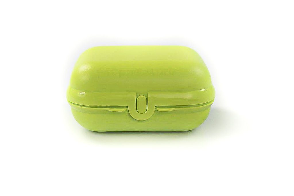 TUPPERWARE Lunchbox To Go Twin limette Brotdose Größe 3, Snackbox
