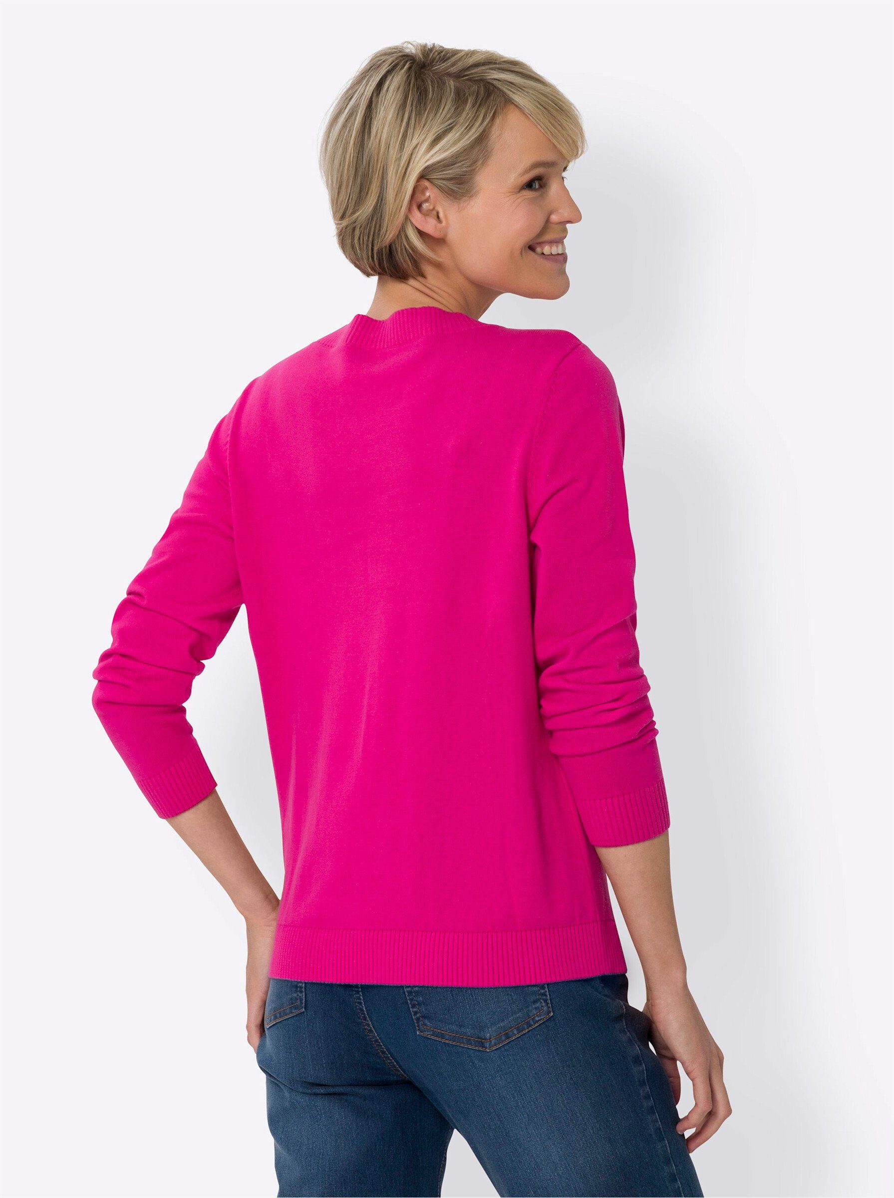 Sieh an! Strickpullover Langarm-Pullover günstig online kaufen