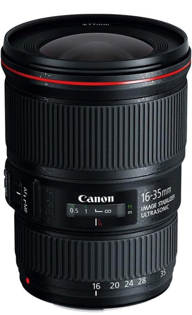 Canon Canon EF 16-35mm F4L is USM EF Objektiv (77mm Filtergewinde) schwarz Objektivkamera