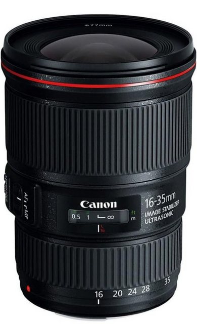 Iris by Canon Canon EF 16-35mm F4L is USM EF Objektiv (77mm Filtergewinde) schwarz Objektivkamera