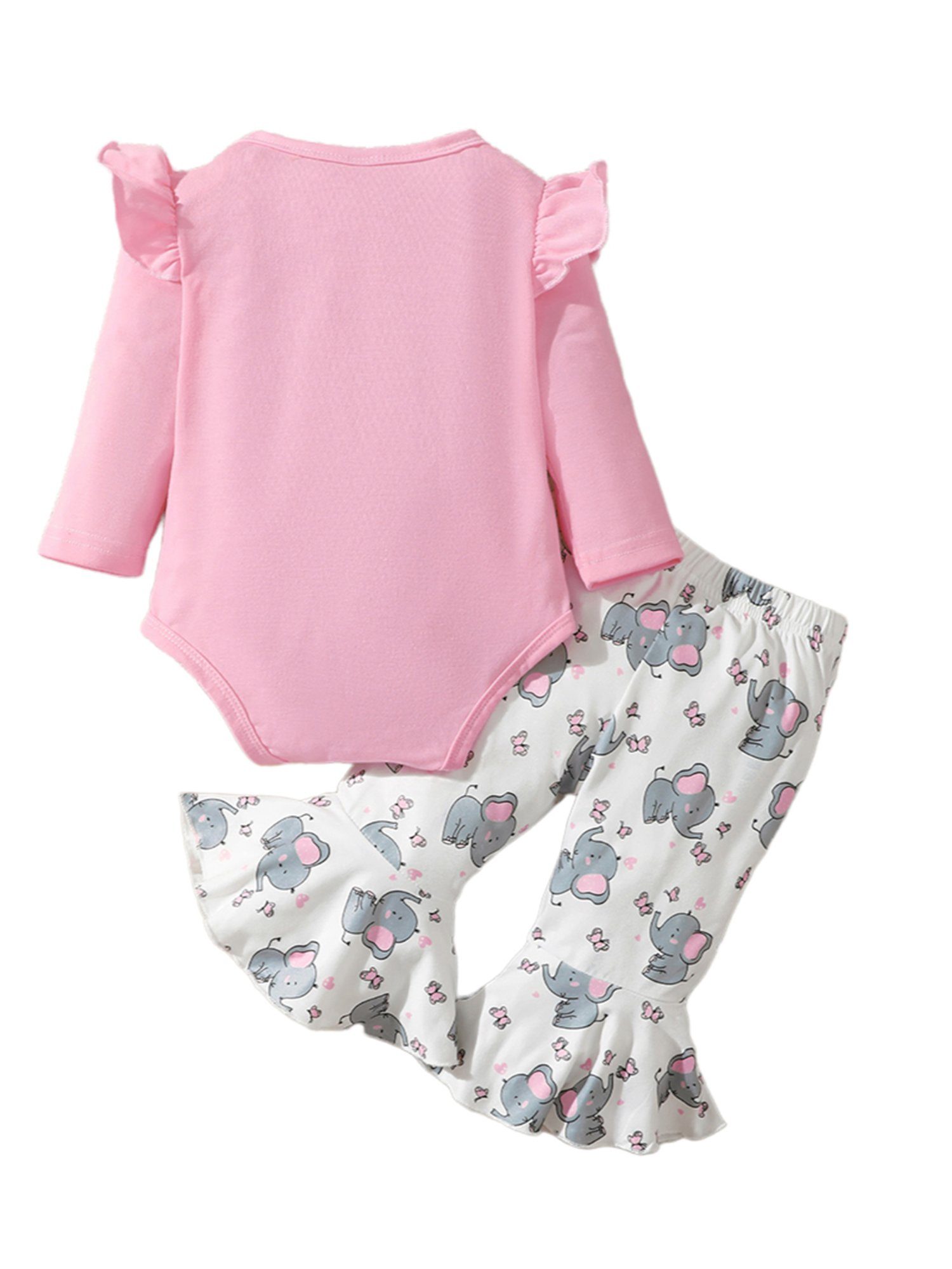 Lapastyle Shirt & Leggings Baby Overall Set, Schlaghose und süßes