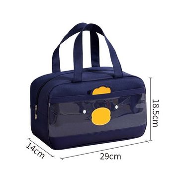FIDDY Picknicktasche Cartoon-Muster-Hand-Lunch-Tasche (Studenten-Lunchbox-Tasche mit Reis, isolierte Lunch-Tasche, 1-tlg)