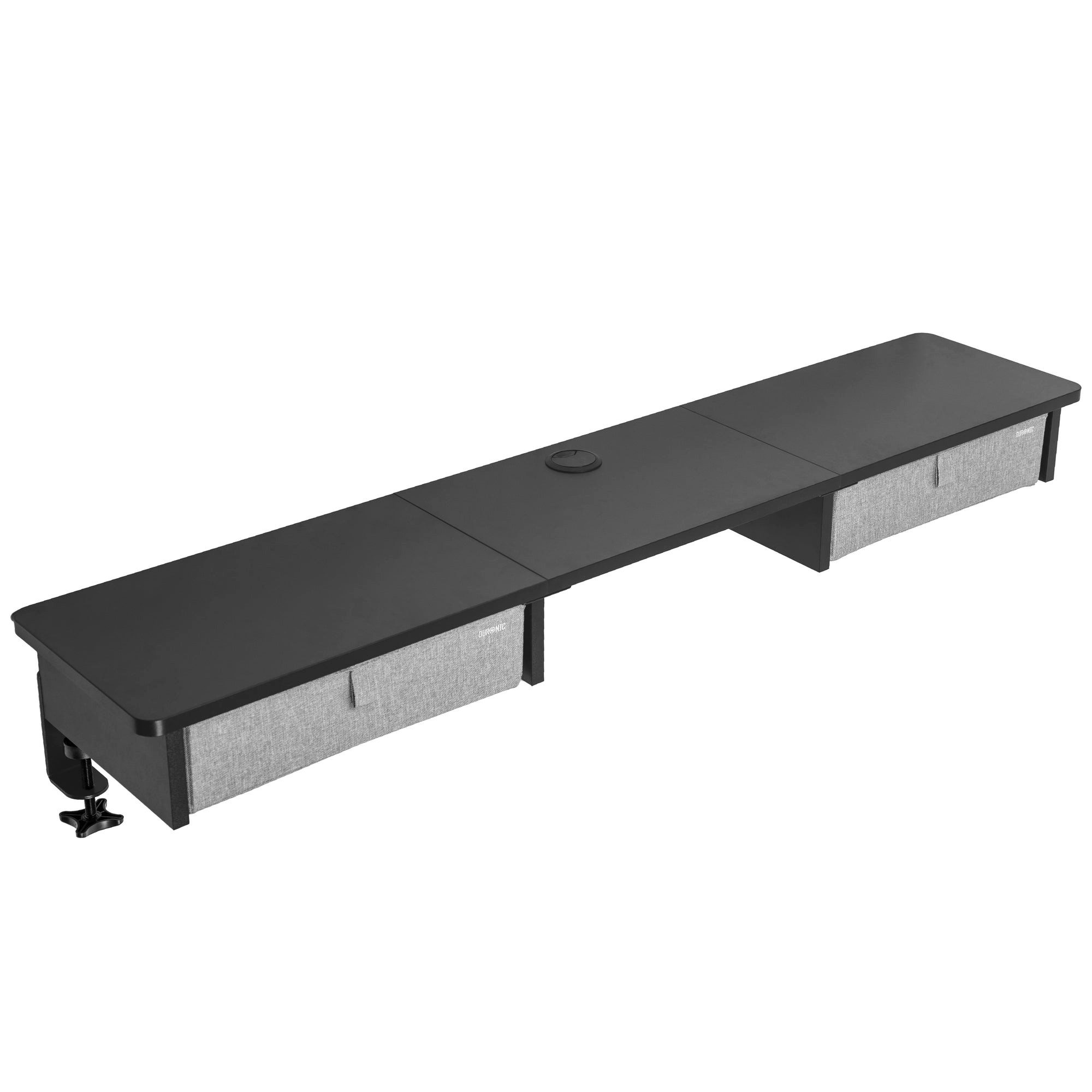 Duronic Schreibtischaufsatz DD3 BK Monitorständer, Schreibtischaufsatz mit XXL Выдвижные ящики
