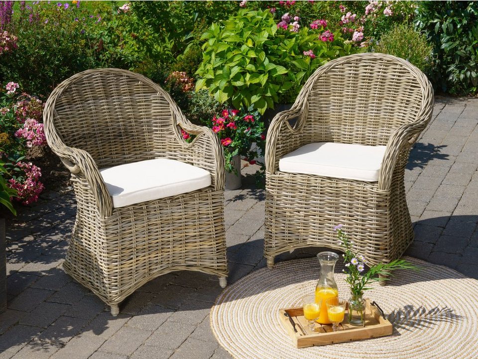 KONIFERA Gartenstuhl »Sumatra«, Gestell aus Rattan online kaufen | OTTO