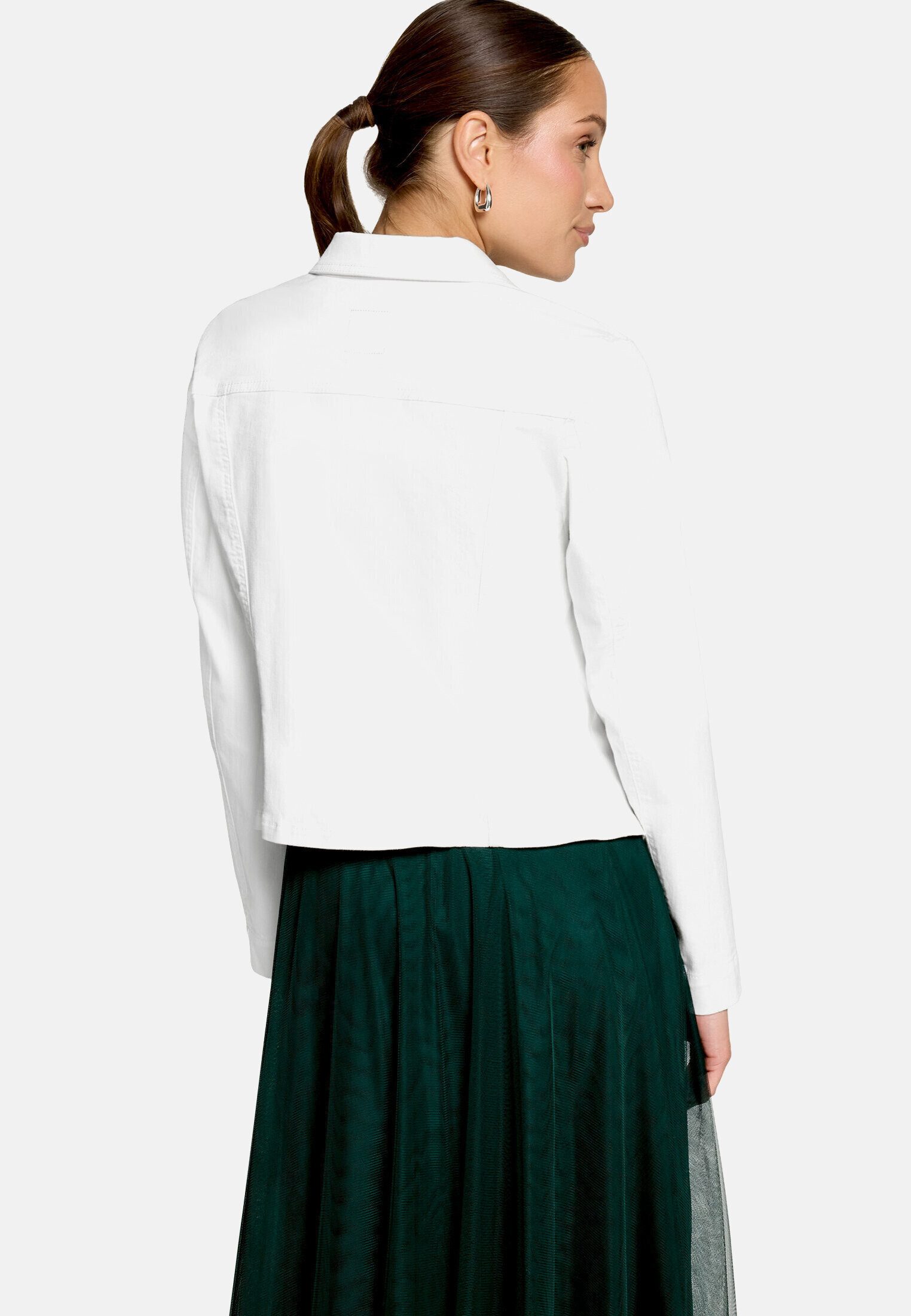 Zero Jackenblazer Damen im Jeans-Look Material.