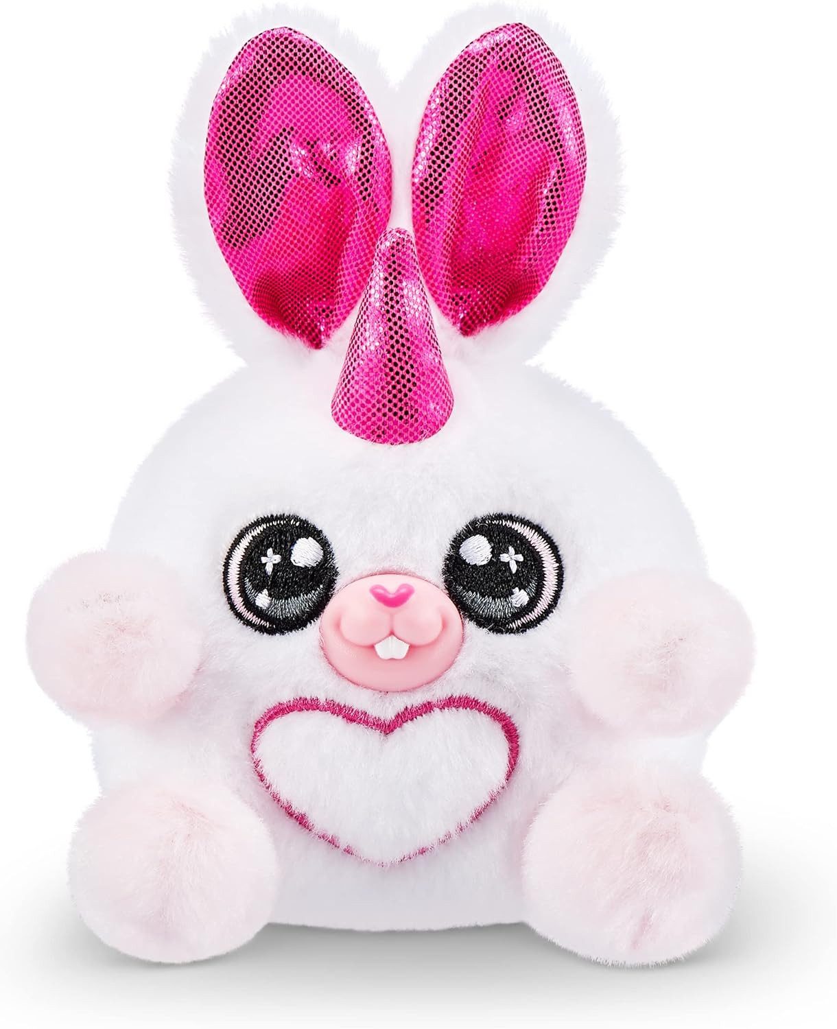 ZURU Kuscheltier Rainbocorns Bunnycorn Kapsel mit Plüschtier & Stickern (1-St)